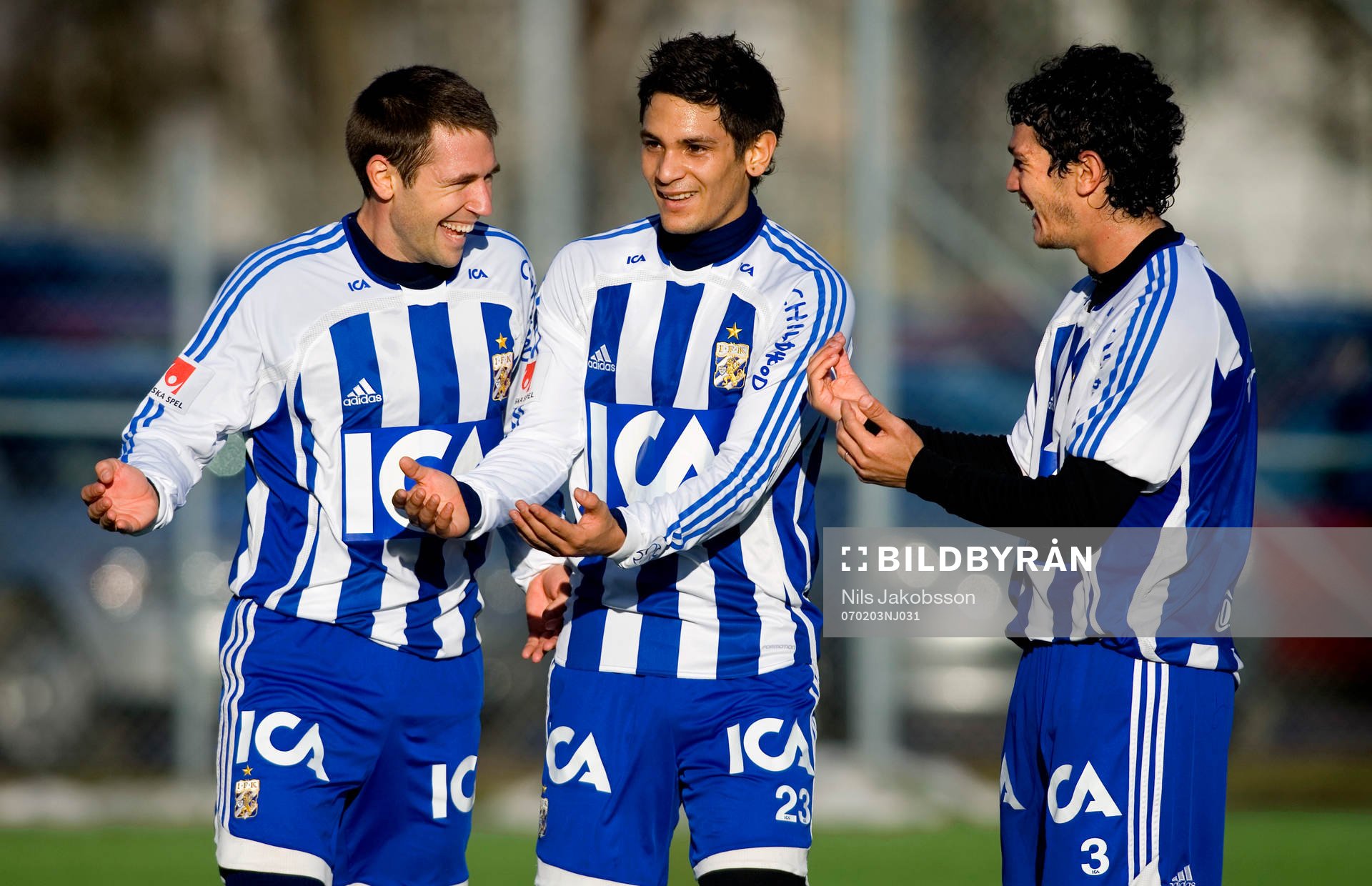 Fotboll, allsvenskan, träningsmatch, IFK Göteborg -