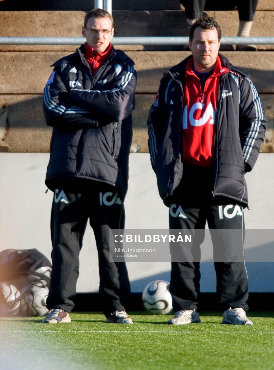 Fotboll, allsvenskan, träningsmatch, IFK Göteborg -