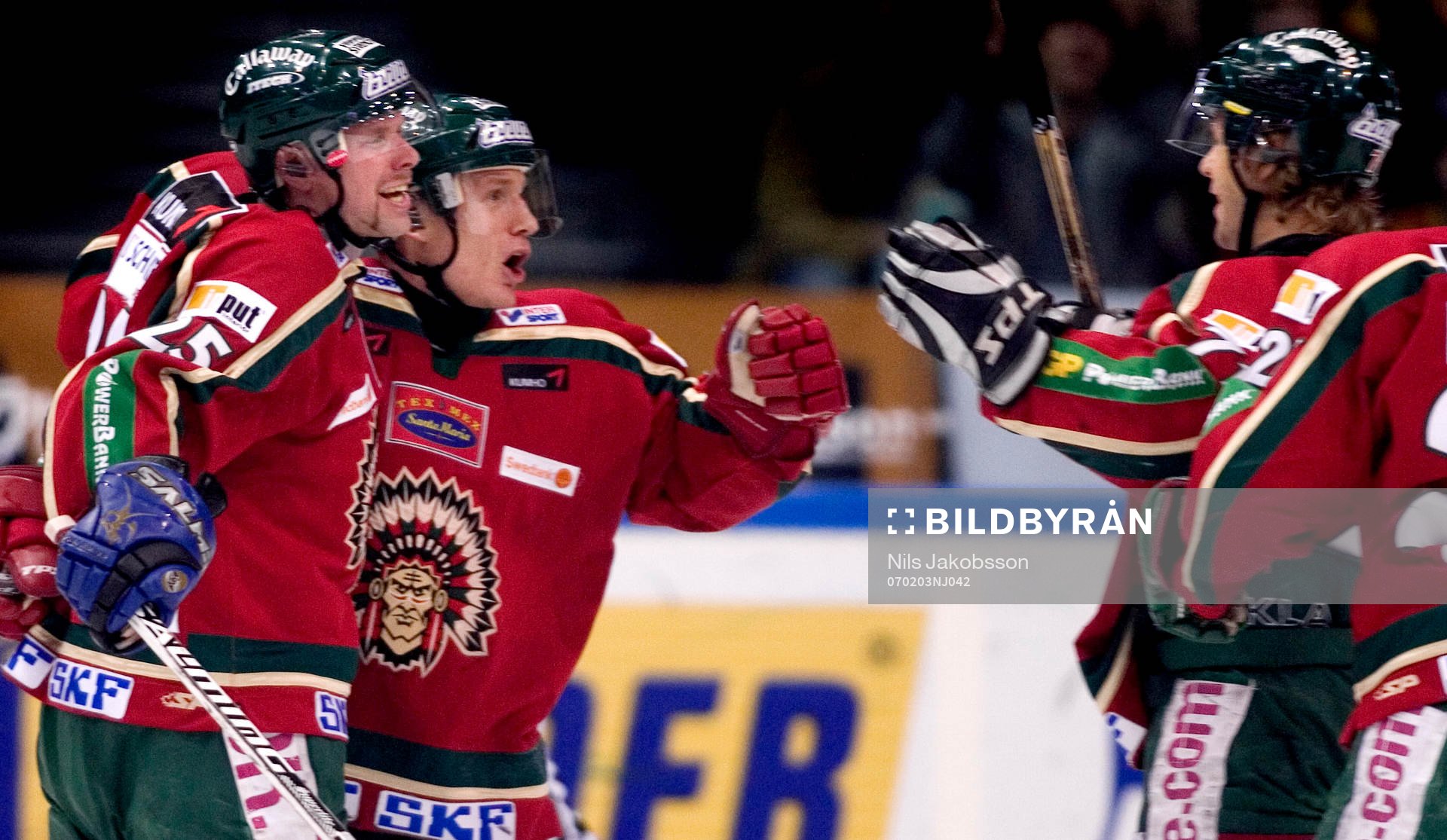 Oscar Ackeström, Niklas Andersson, Tomi Kallio. Frölunda,