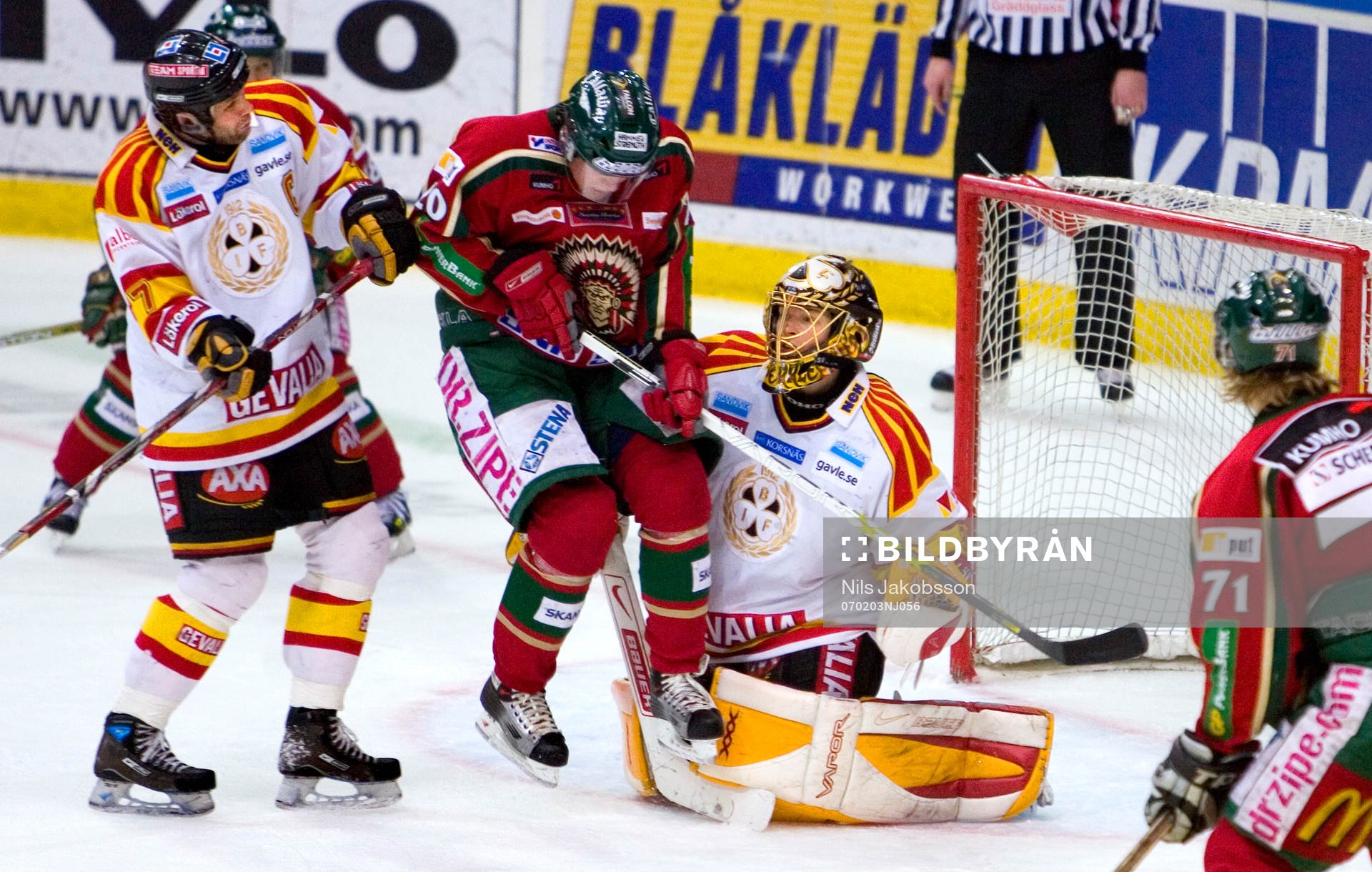 Tommy Sjödin, Brynäs, Jonas Johnson, Frölunda, Daniel