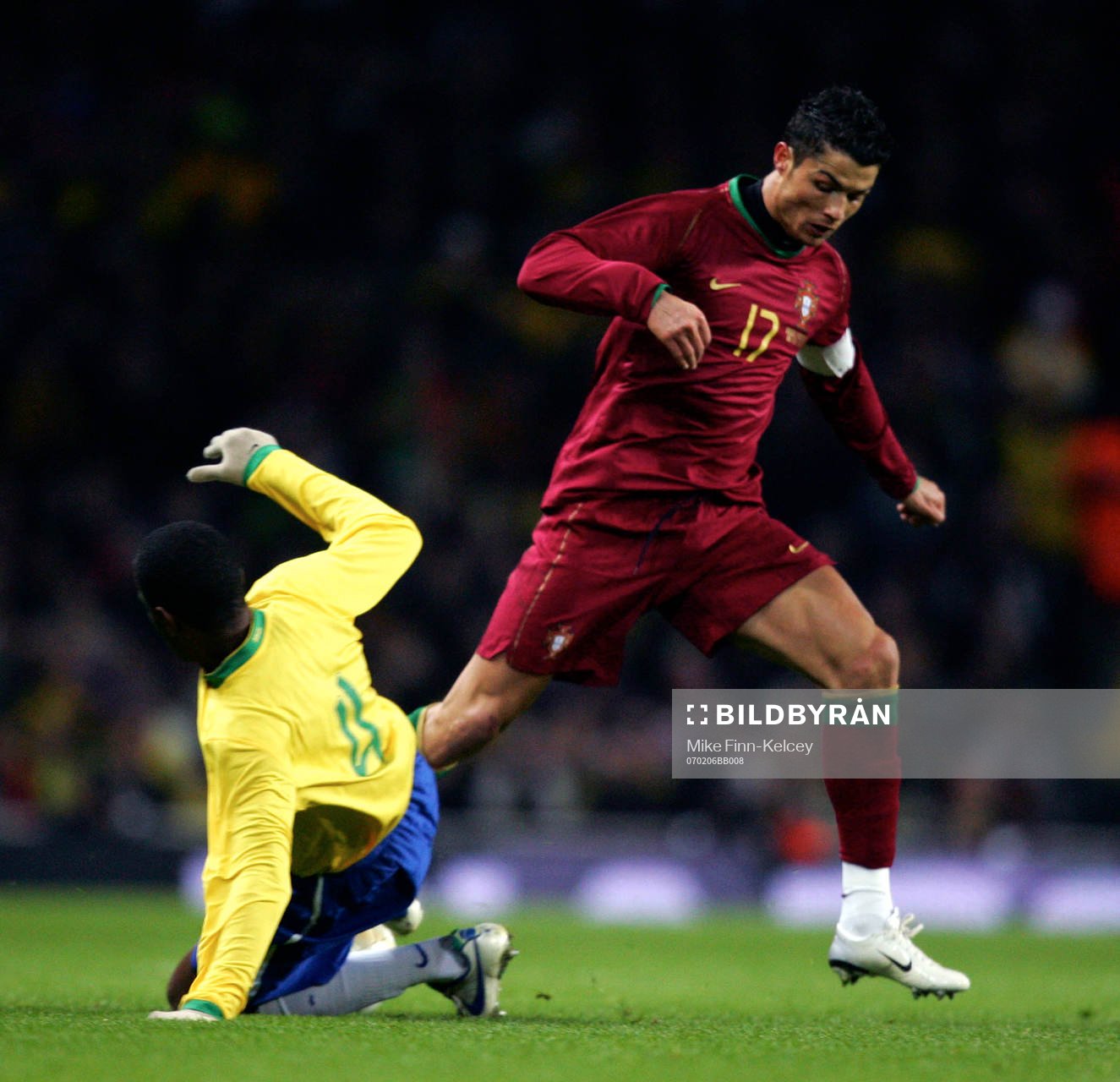 Cristiano Ronaldo, Portugal och Juan, Brasilien