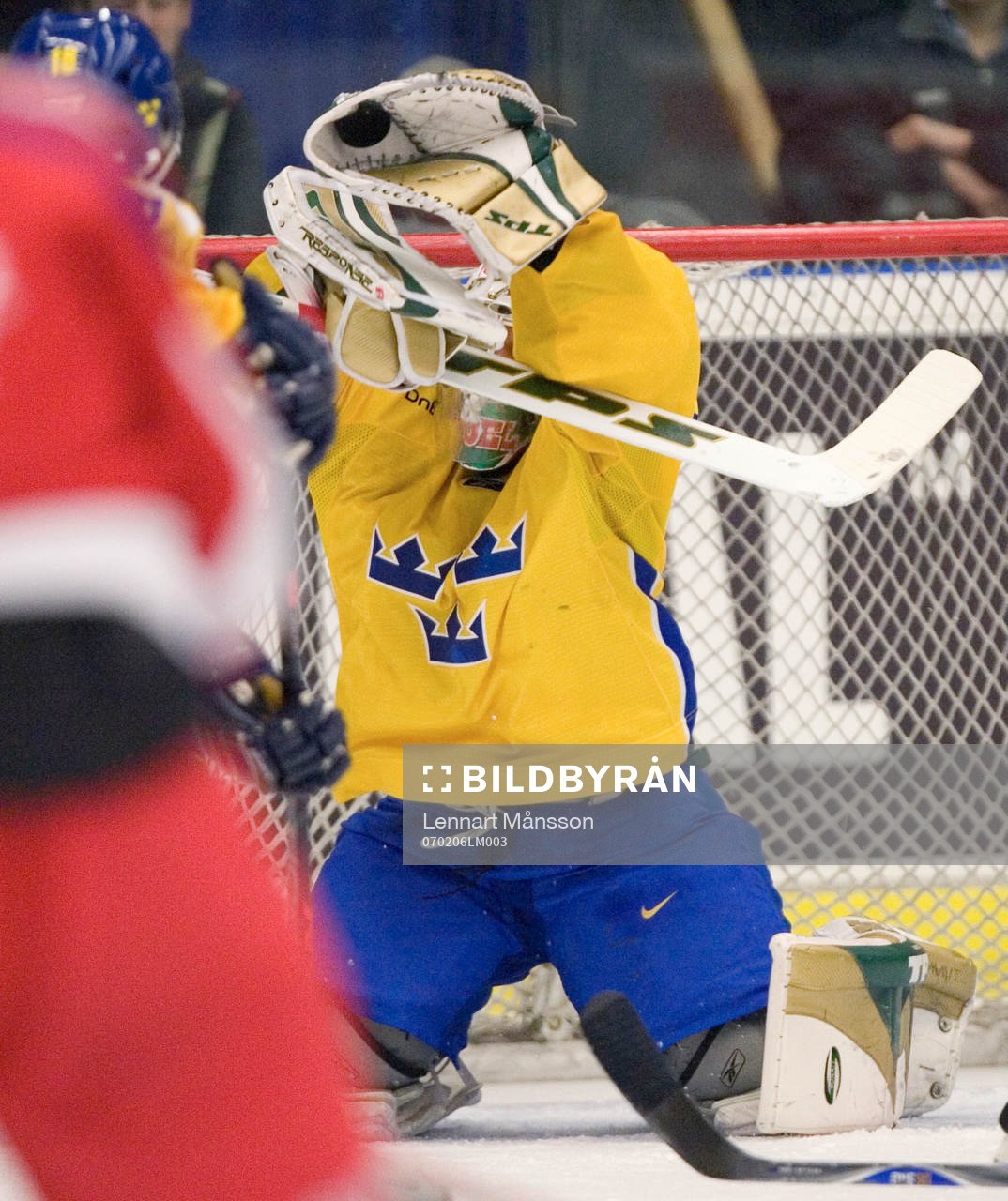 Joel Gistedt, målvakt, Sverige