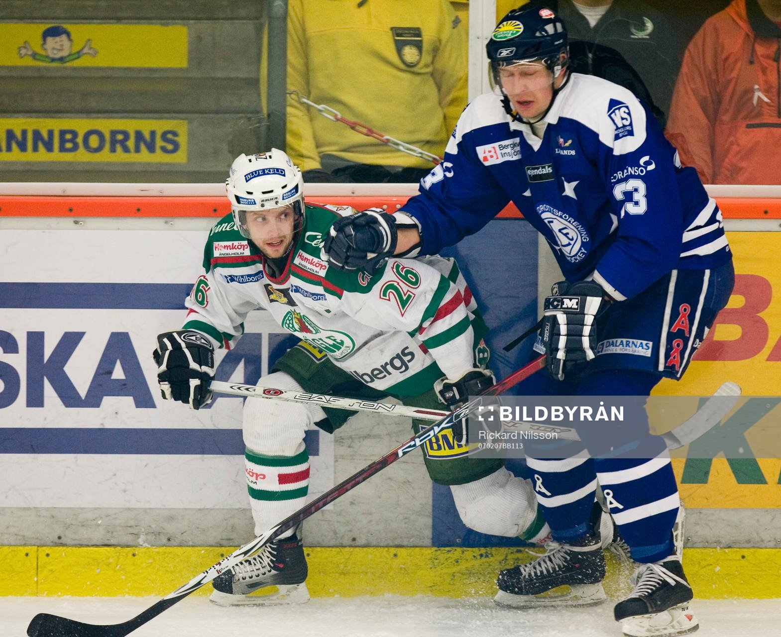 Jacob Johansson och Mike Siklenka