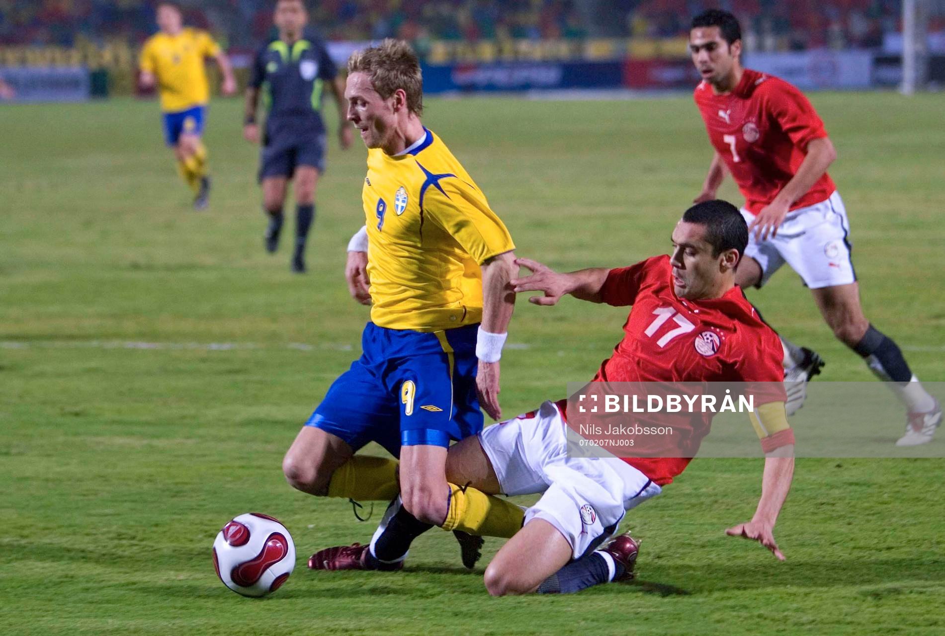 Christian Wilhelmsson, Sverige, Ahmed Hassan, Egypten