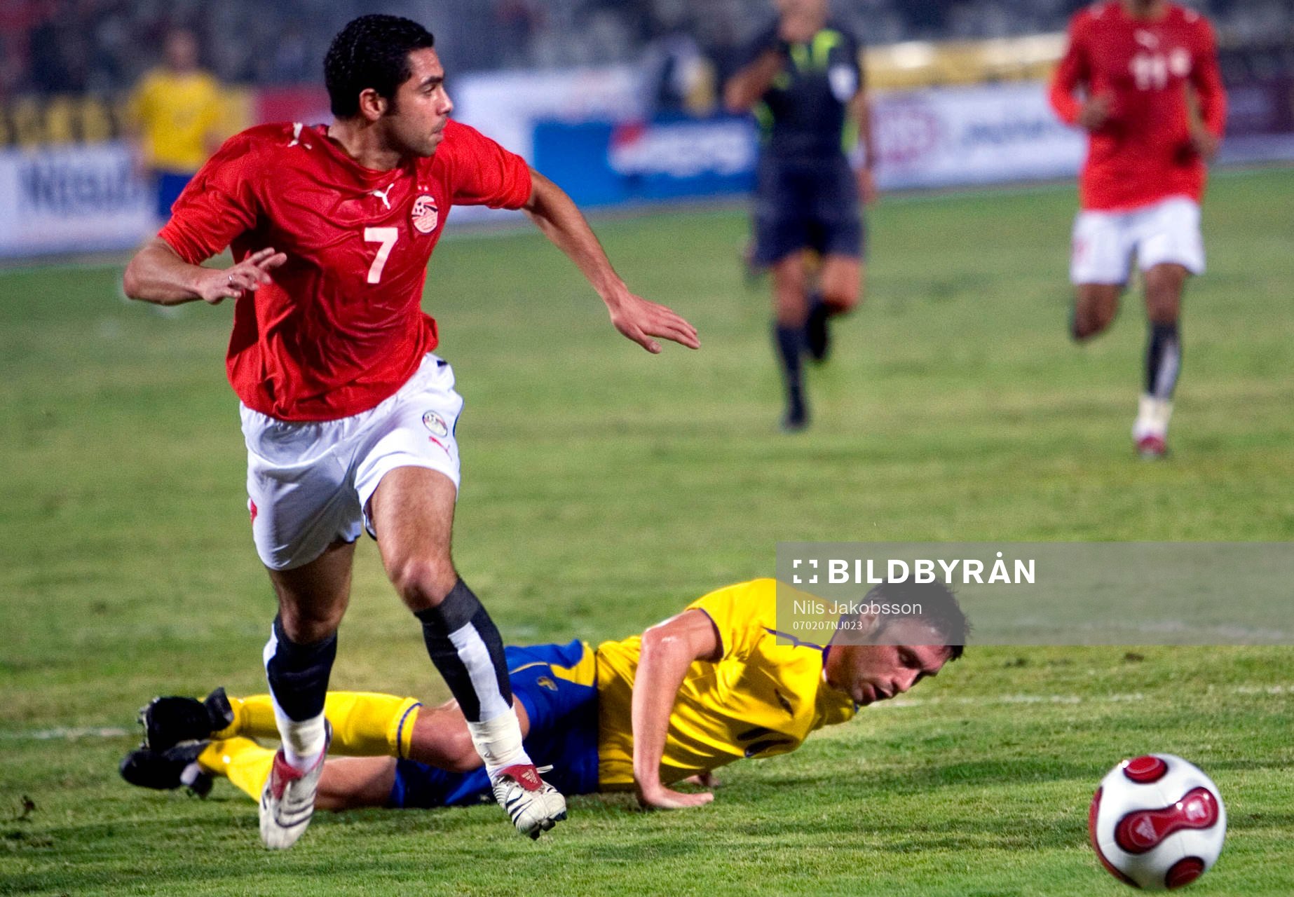 Rade Prica biter i gräset, Ahmed Fathi, Egypten