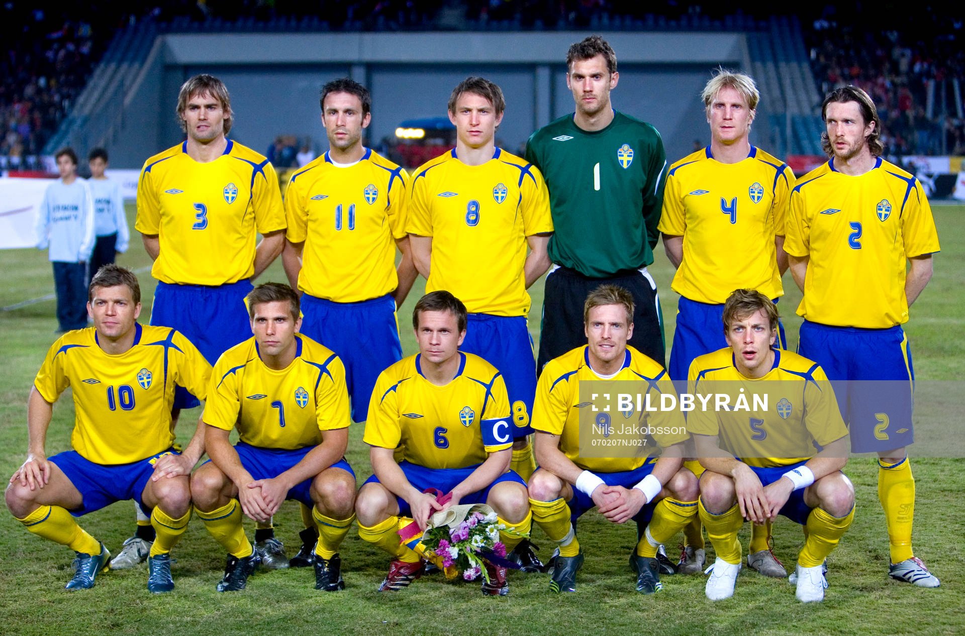 Olof Mellberg, Rade Prica, Kim Källström, Andreas