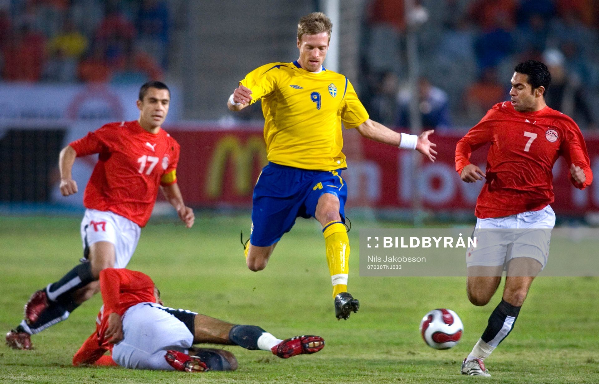 Christian Wilhelmsson, Sverige, Ahmed Hassan, Ahmed Fathi,