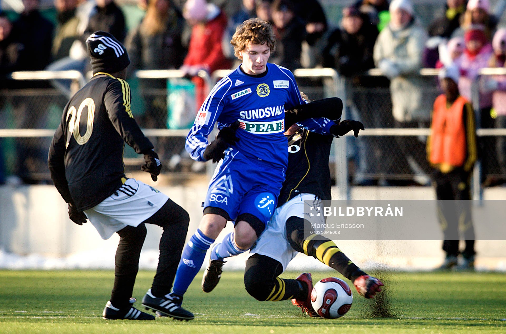 Per Nyman, Sundsvall med Daniel Tjernström, AIK i ryggen