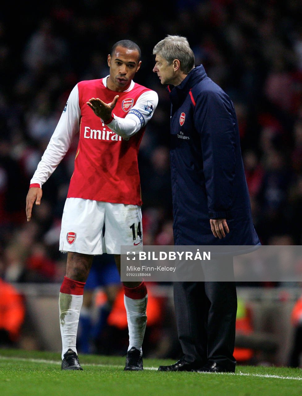 Thierry Henry, Arsenal pratar med Arsene Wenger, Arsenal,
