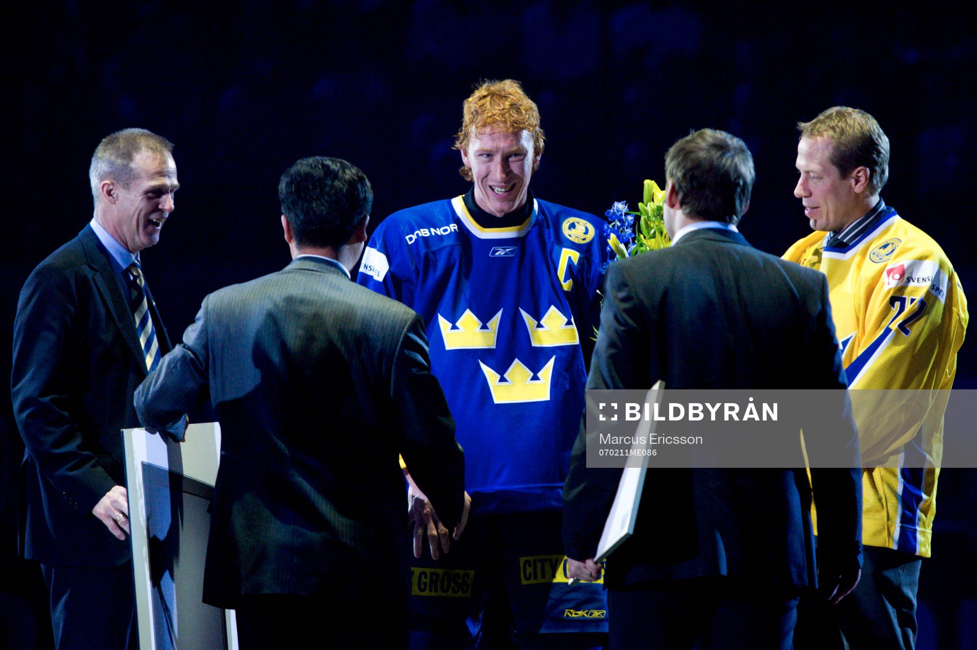 Jörgen Jönsson, Sverige tar emot pris för att ha spelat