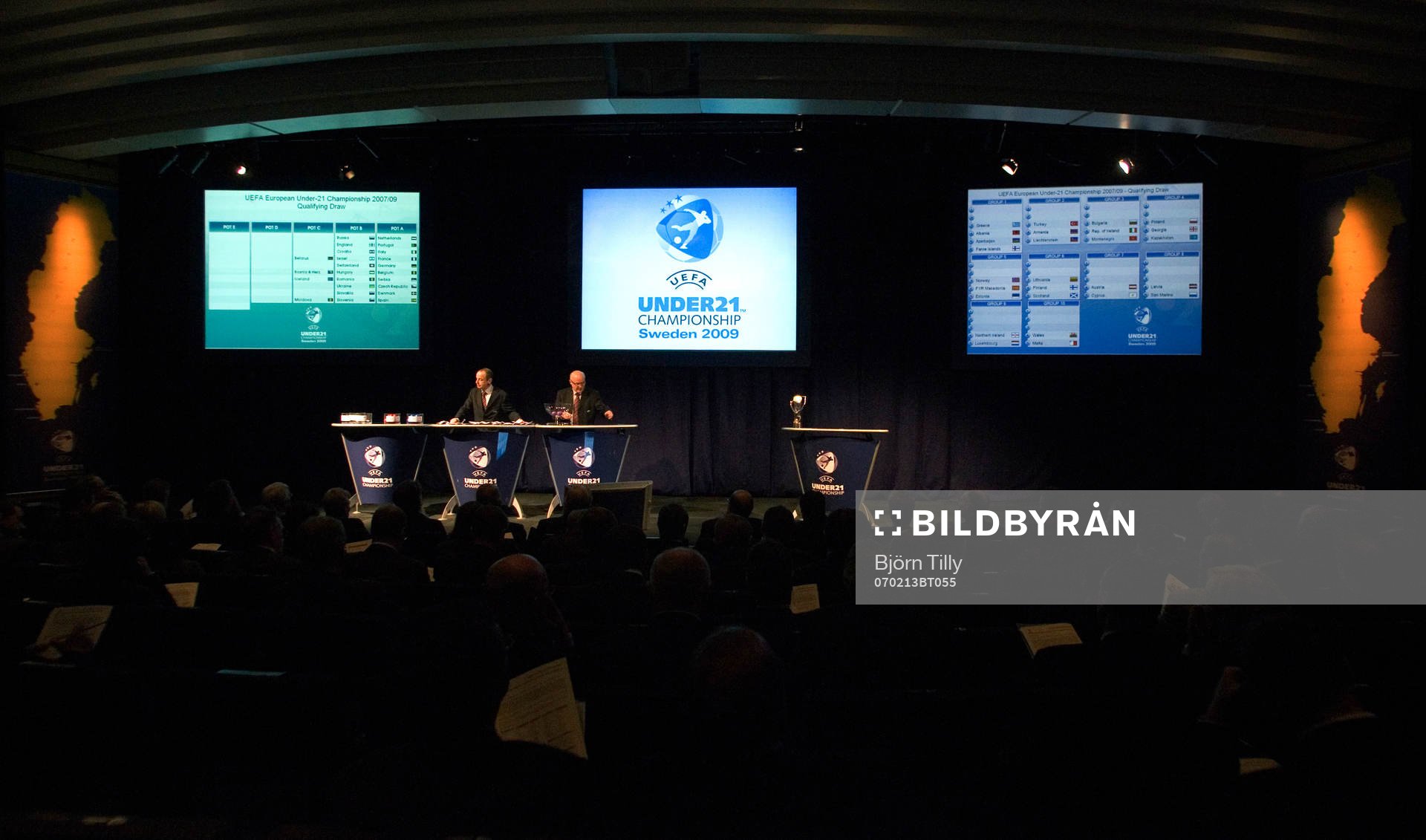 Fotboll, kvalspel, U21 EM 2009, lottning, UEFA European
