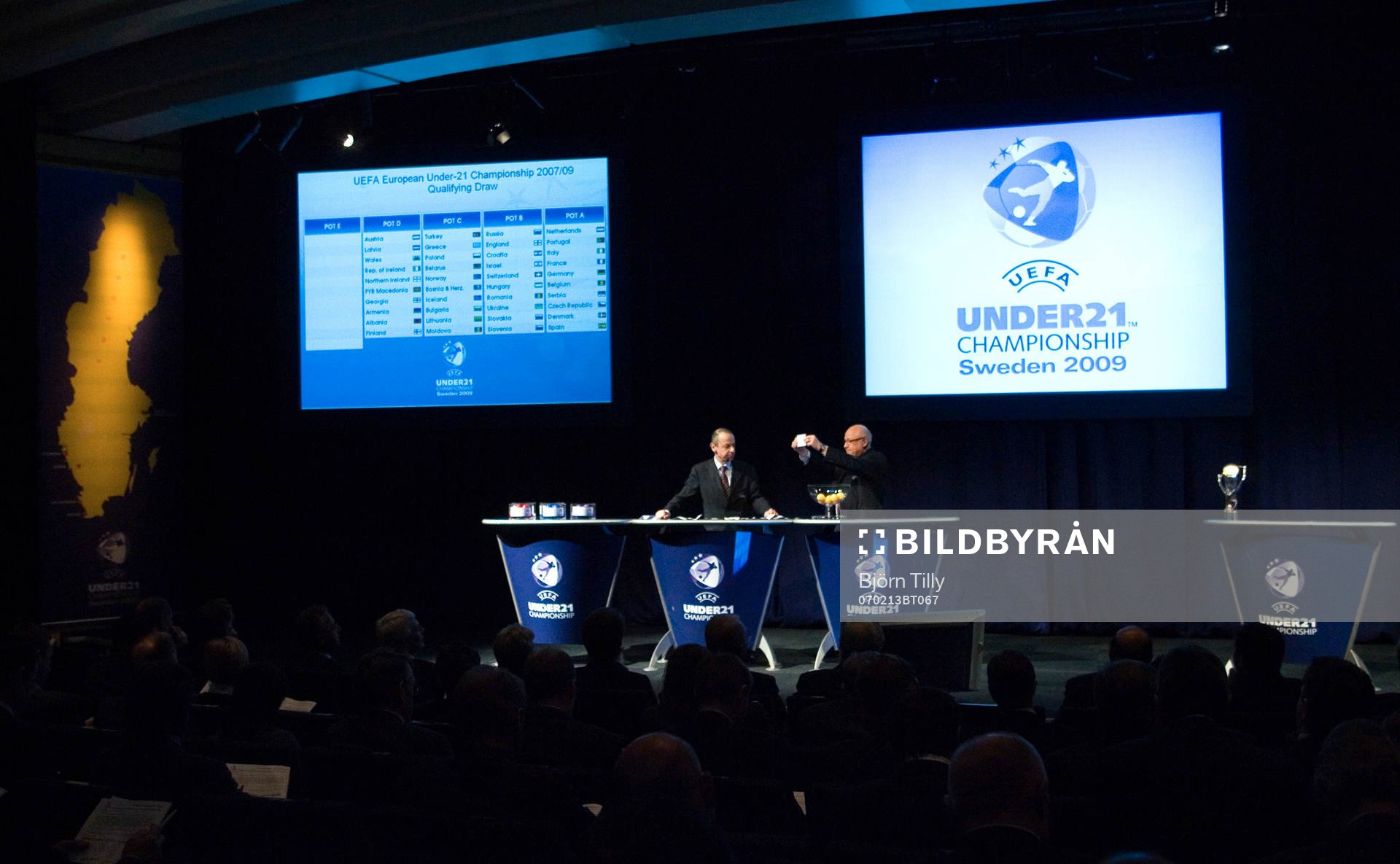 Fotboll, kvalspel, U21 EM 2009, lottning, UEFA European