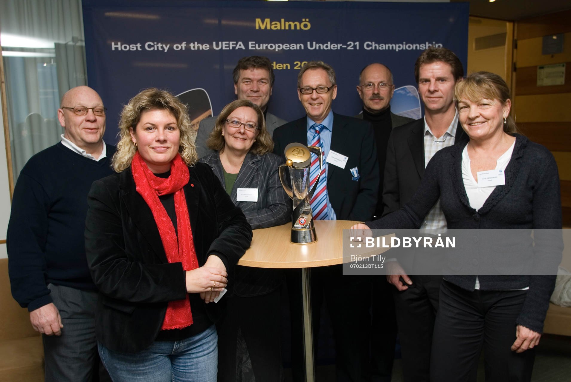 Malmös representanter vid lottningen