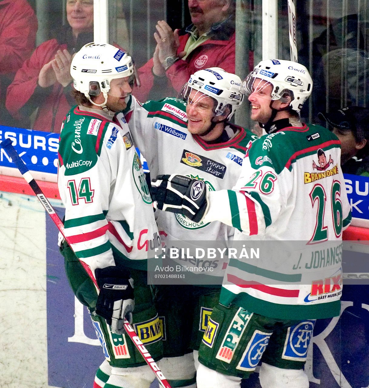 Mattias Carlsson, Jacob Johansson, Mikael Gath, Rögle,