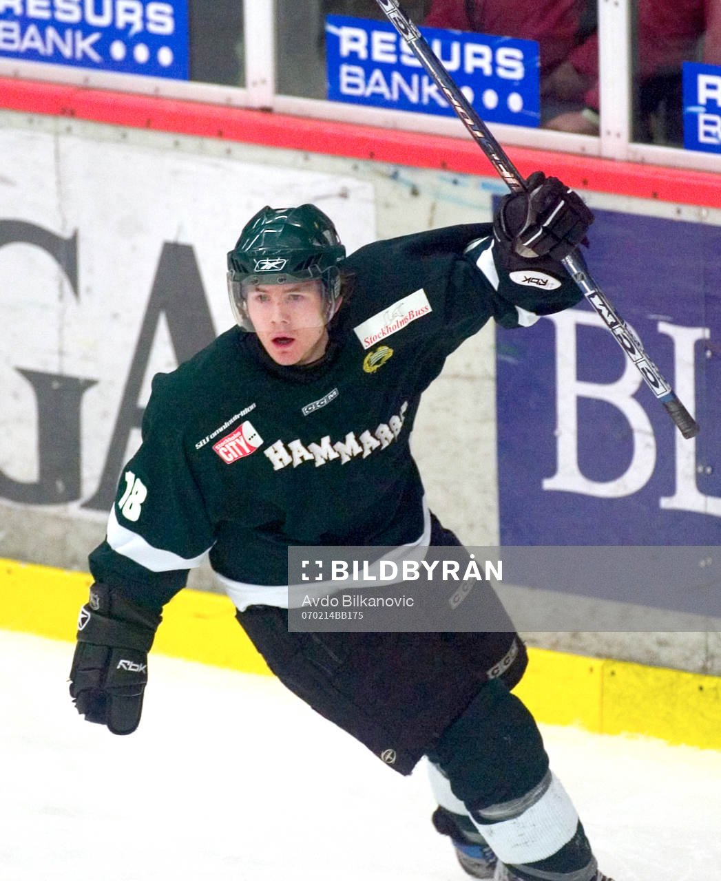 Patrik Bergström, Hammarby, jubel