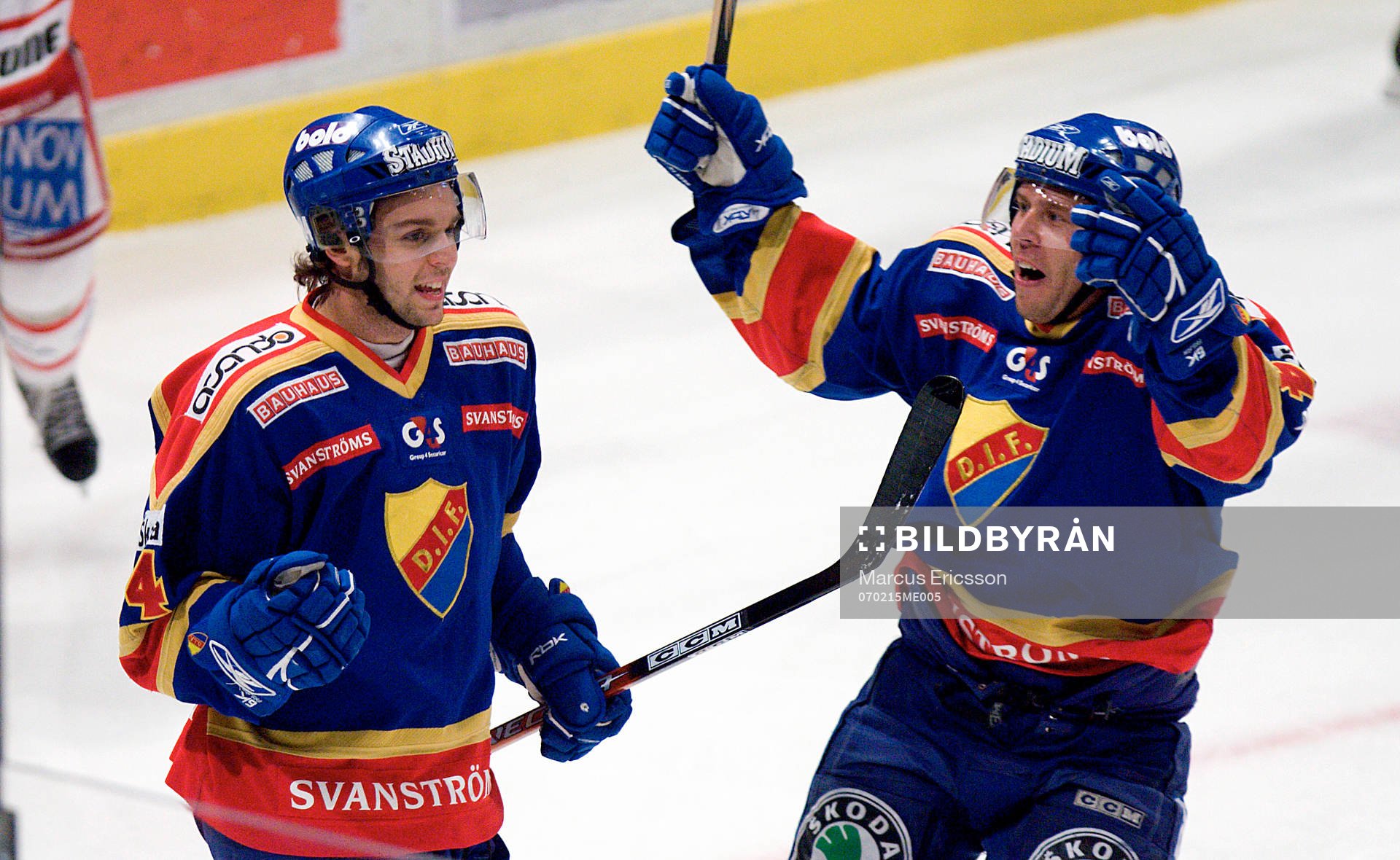 Dragan Umicevic och Martin Lindman, Djurgården jublar