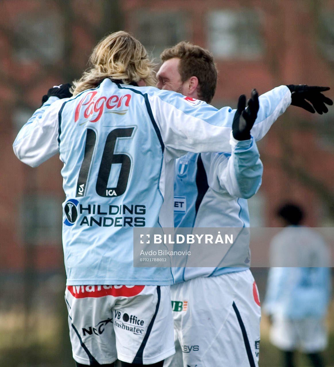 Niklas Skoog och Christian Järdler, Malmö, jubel