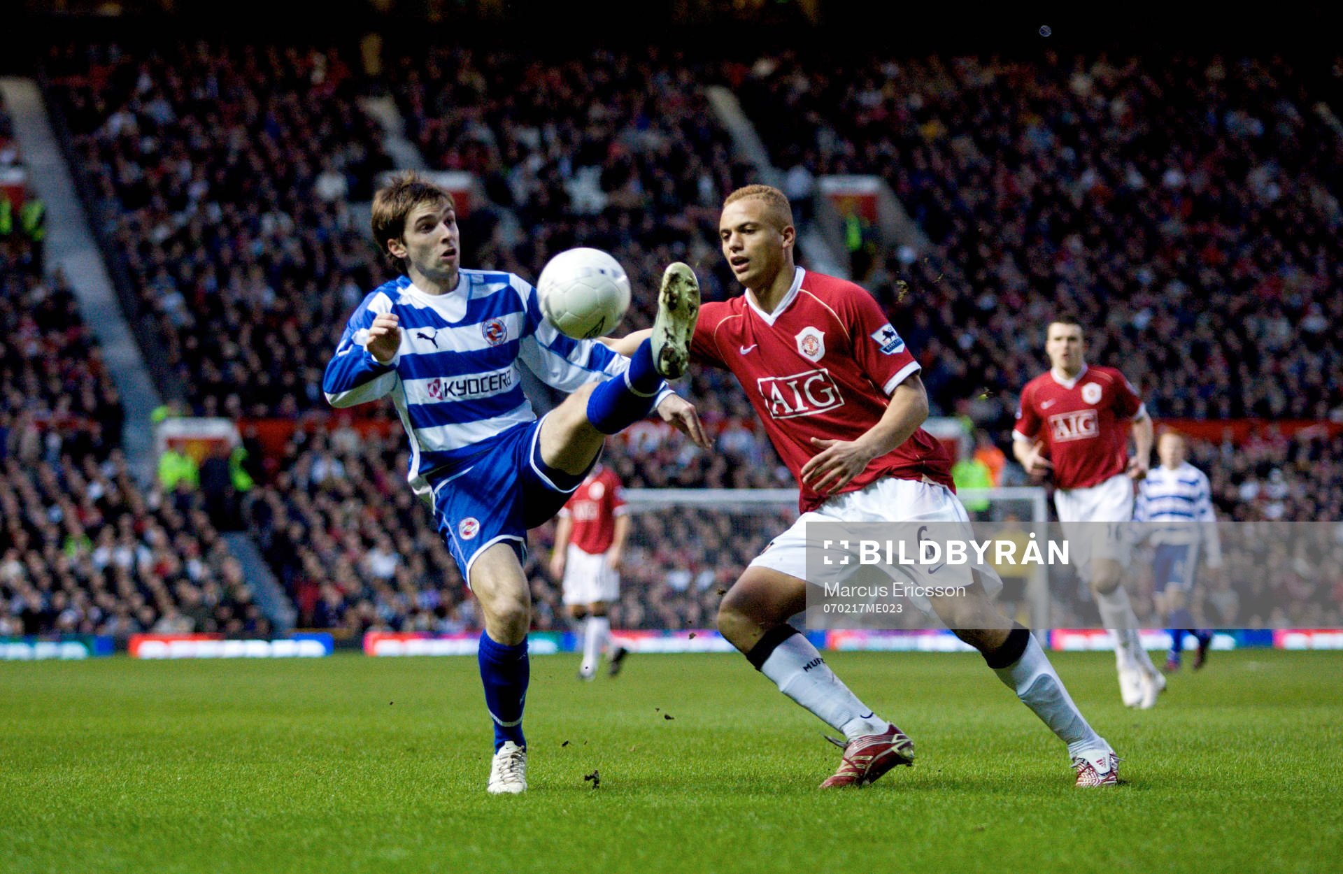 Bobby Convey, Reading och Wes Brown, Manchester