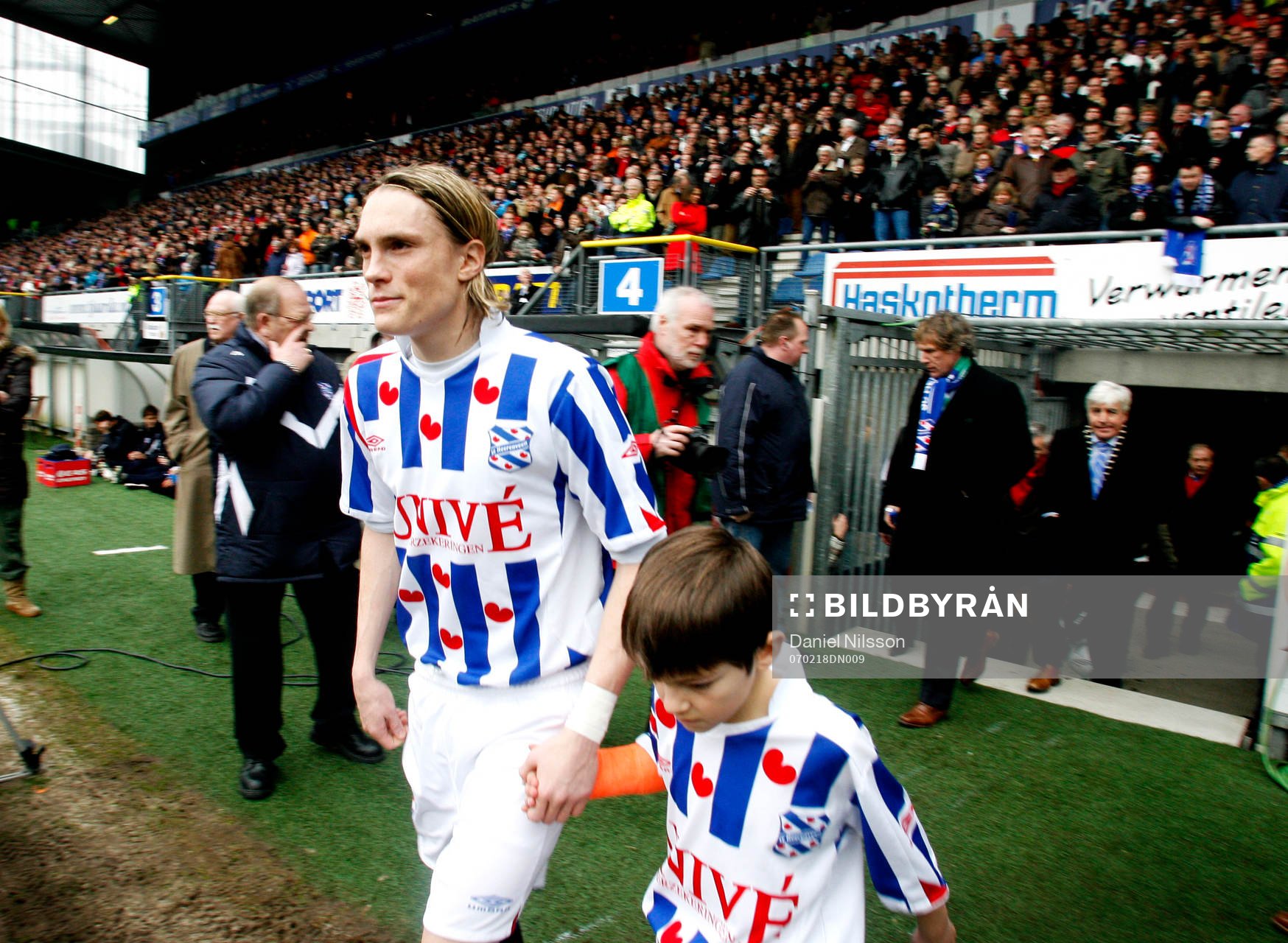 Lasse Nilsson, Heerenveen går in på arenan