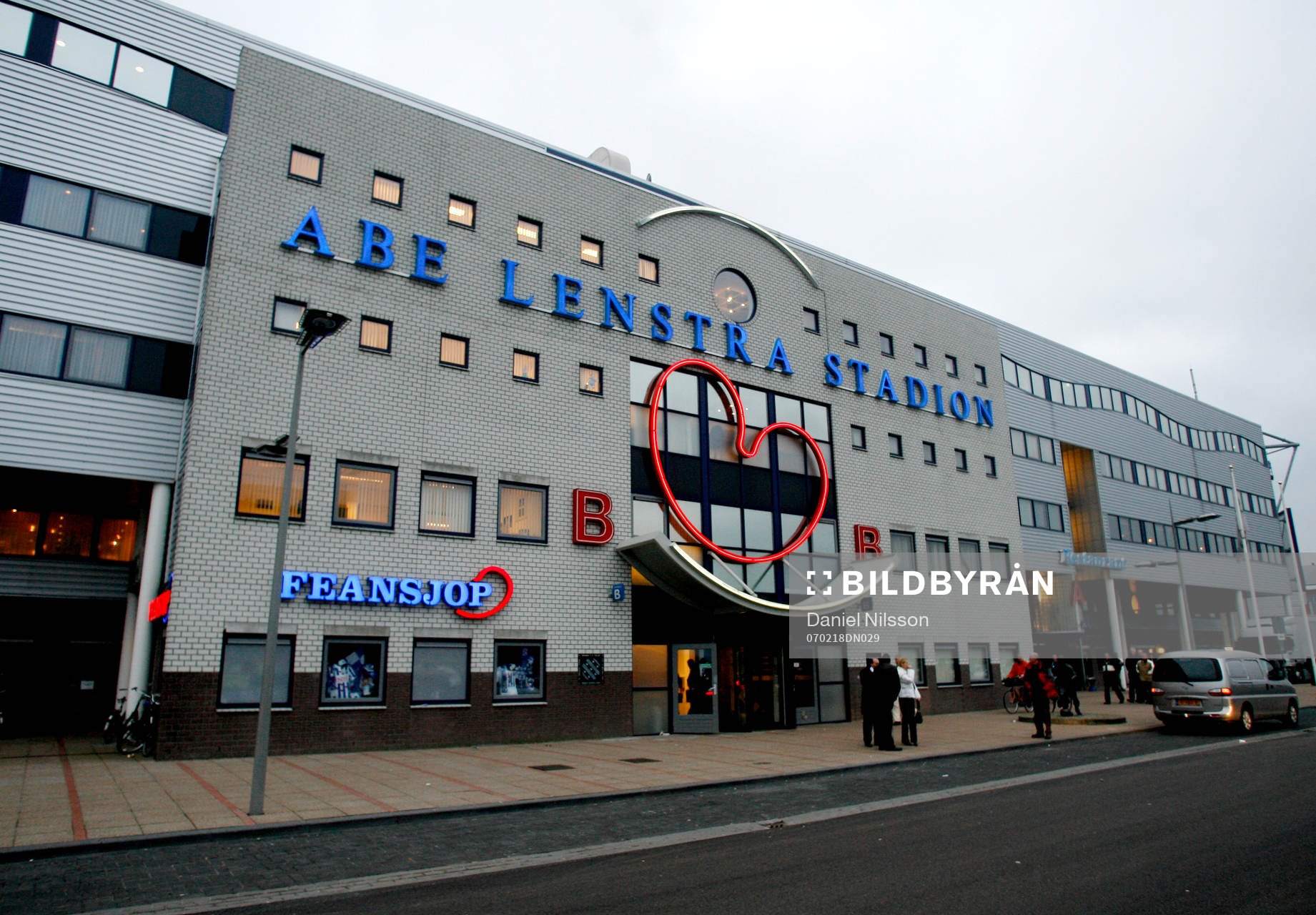 Fotboll, Holländsk liga, Abe Lenstra Stadion, Heerenveen,