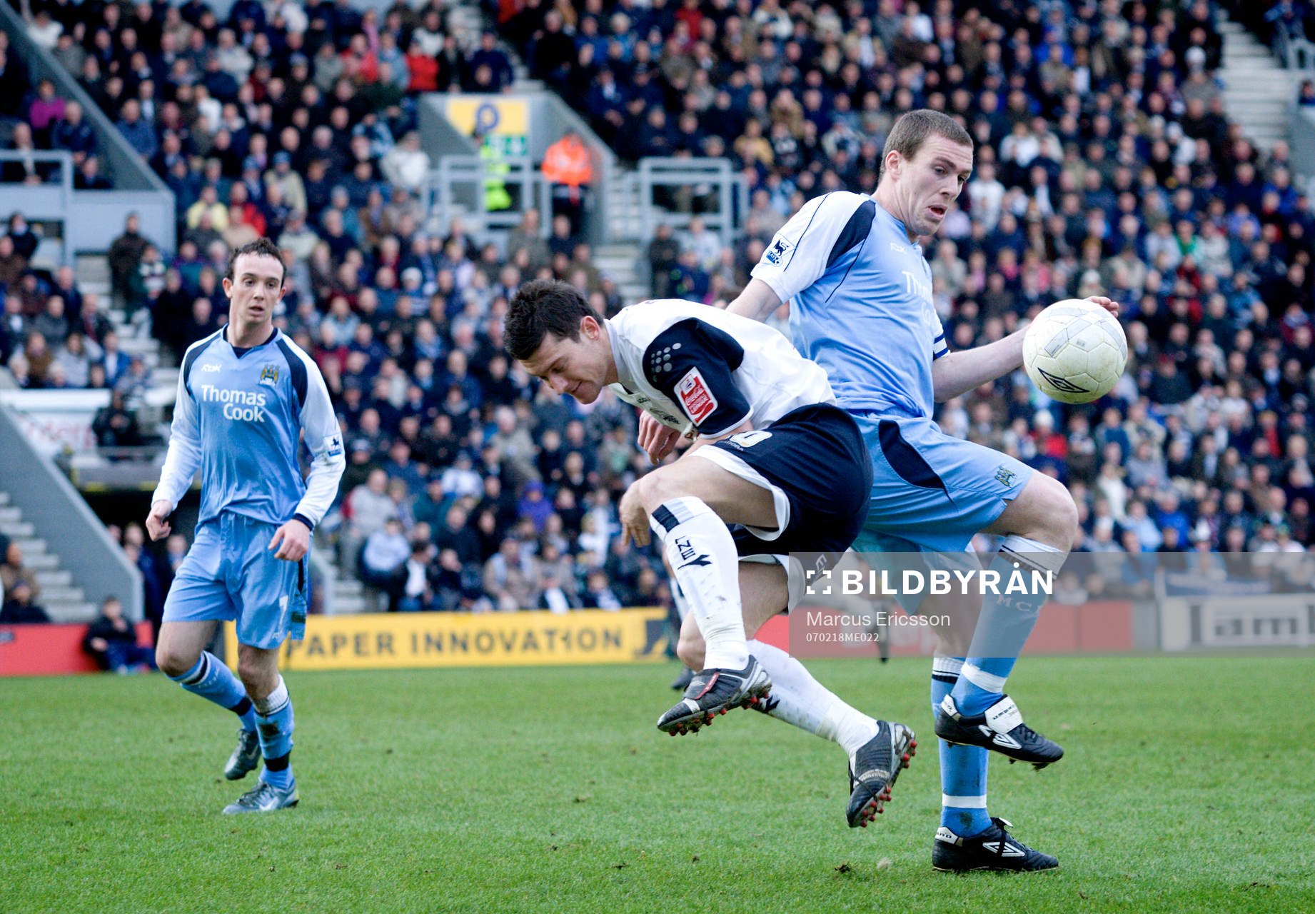  David Nugent, Preton och Richard Dunne, Manchester City