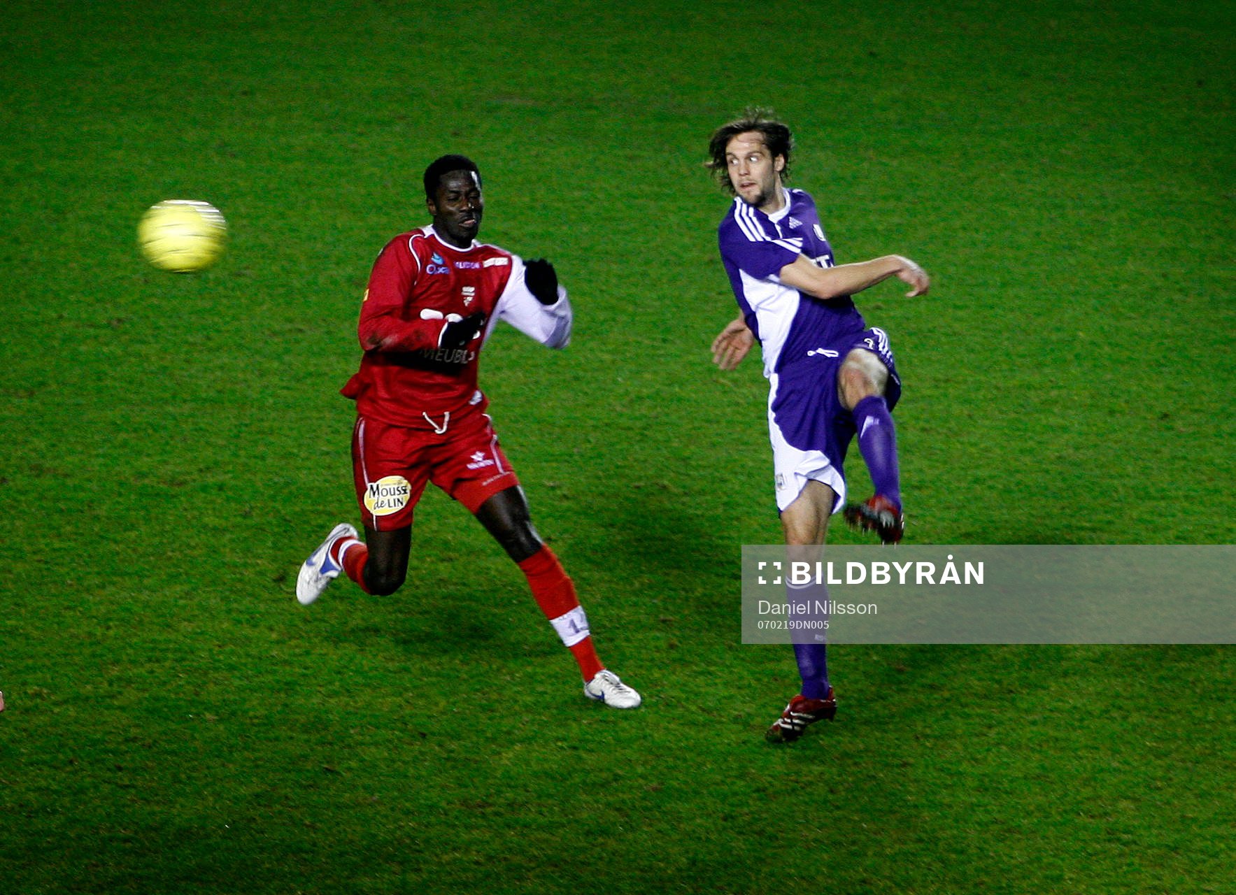Max Von Schleebrügge, spelade med Anderlecht B-lag