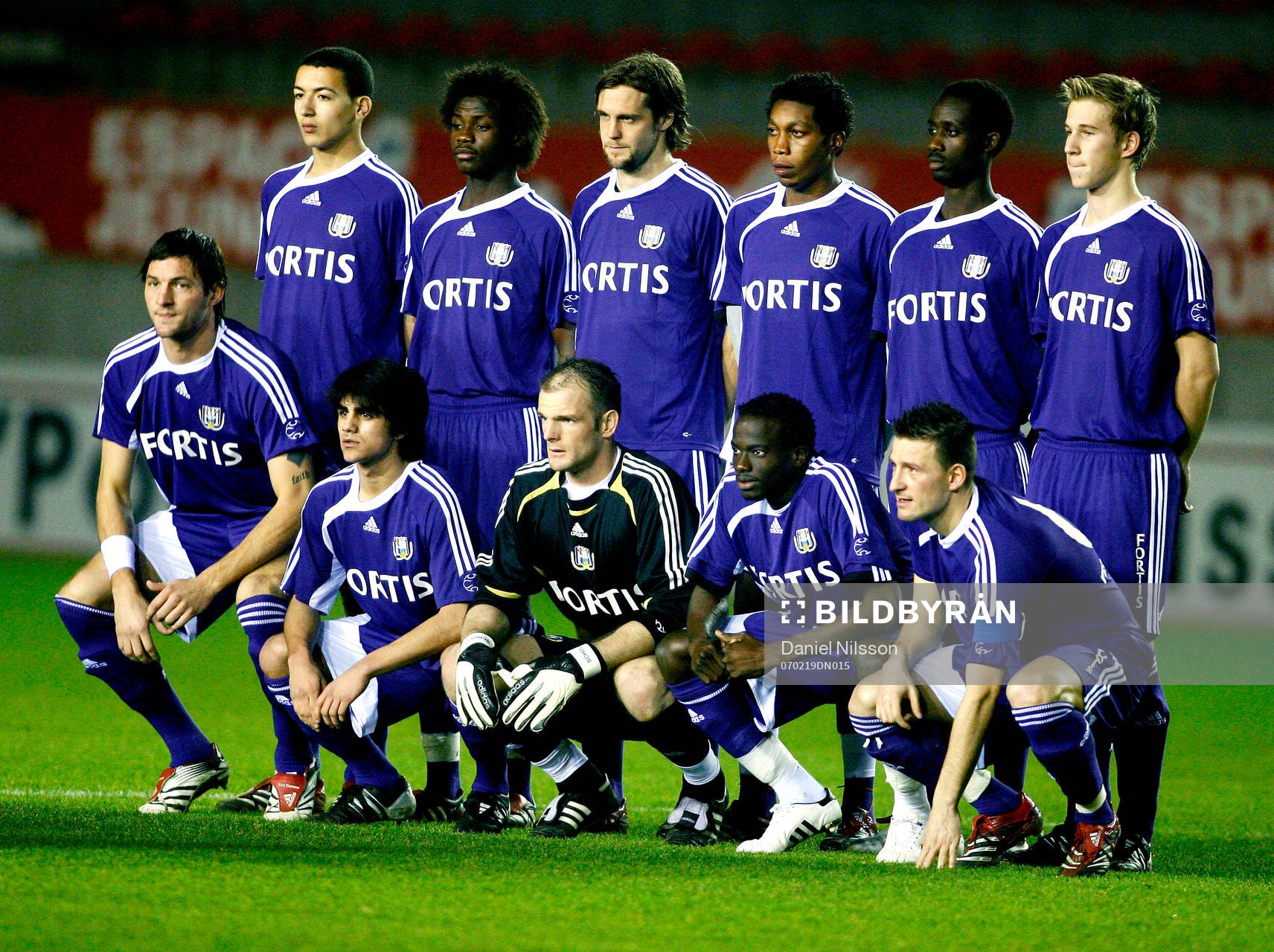 Max Von Schleebrügge, spelade med Anderlecht B-lag.
