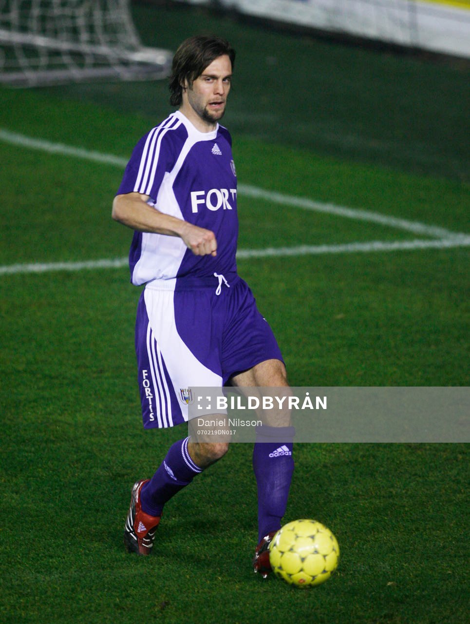 Max Von Schleebrügge, spelade med Anderlecht B-lag