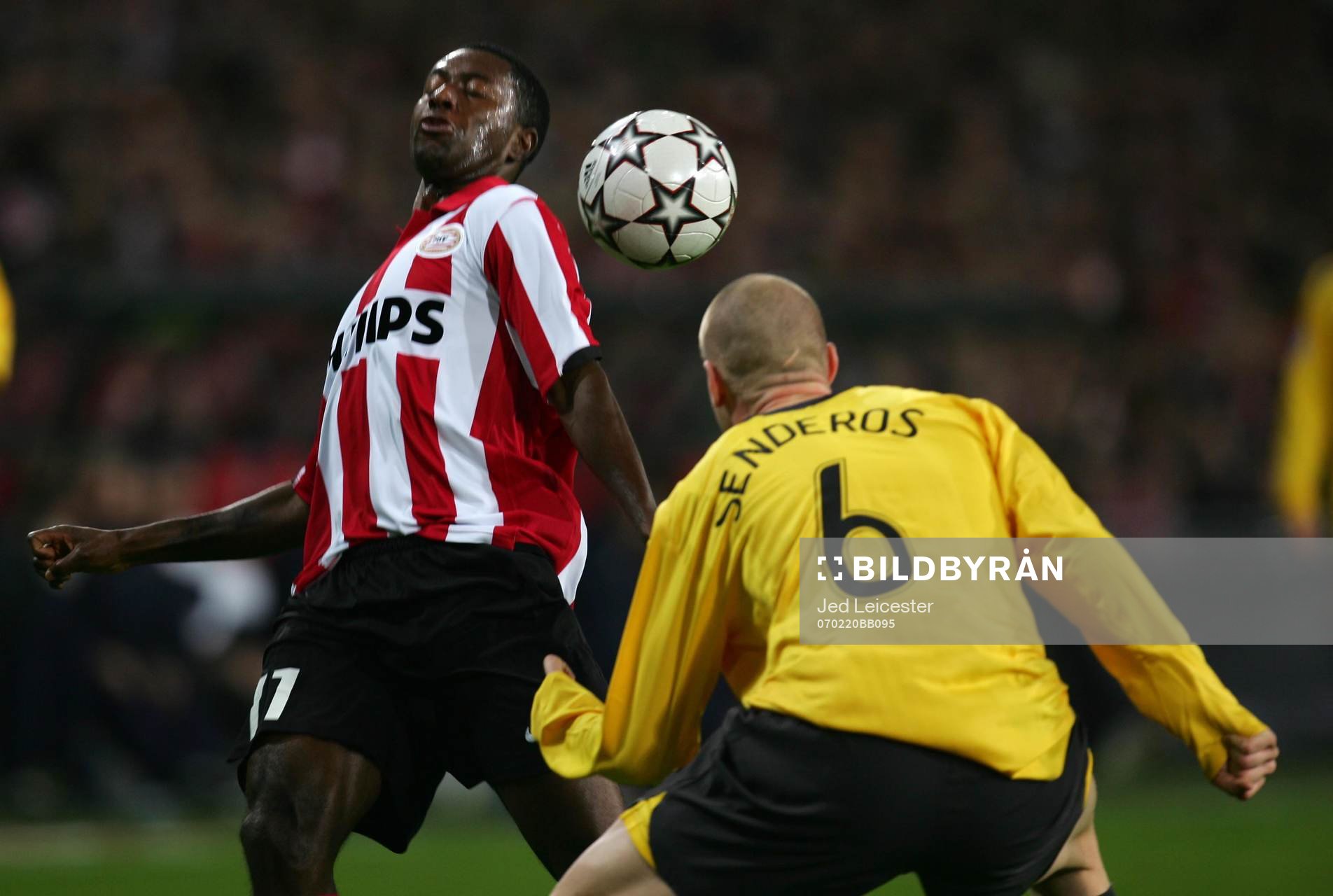 Edison Mendez, PSV Eindhoven och Philippe Senderos, Arsenal