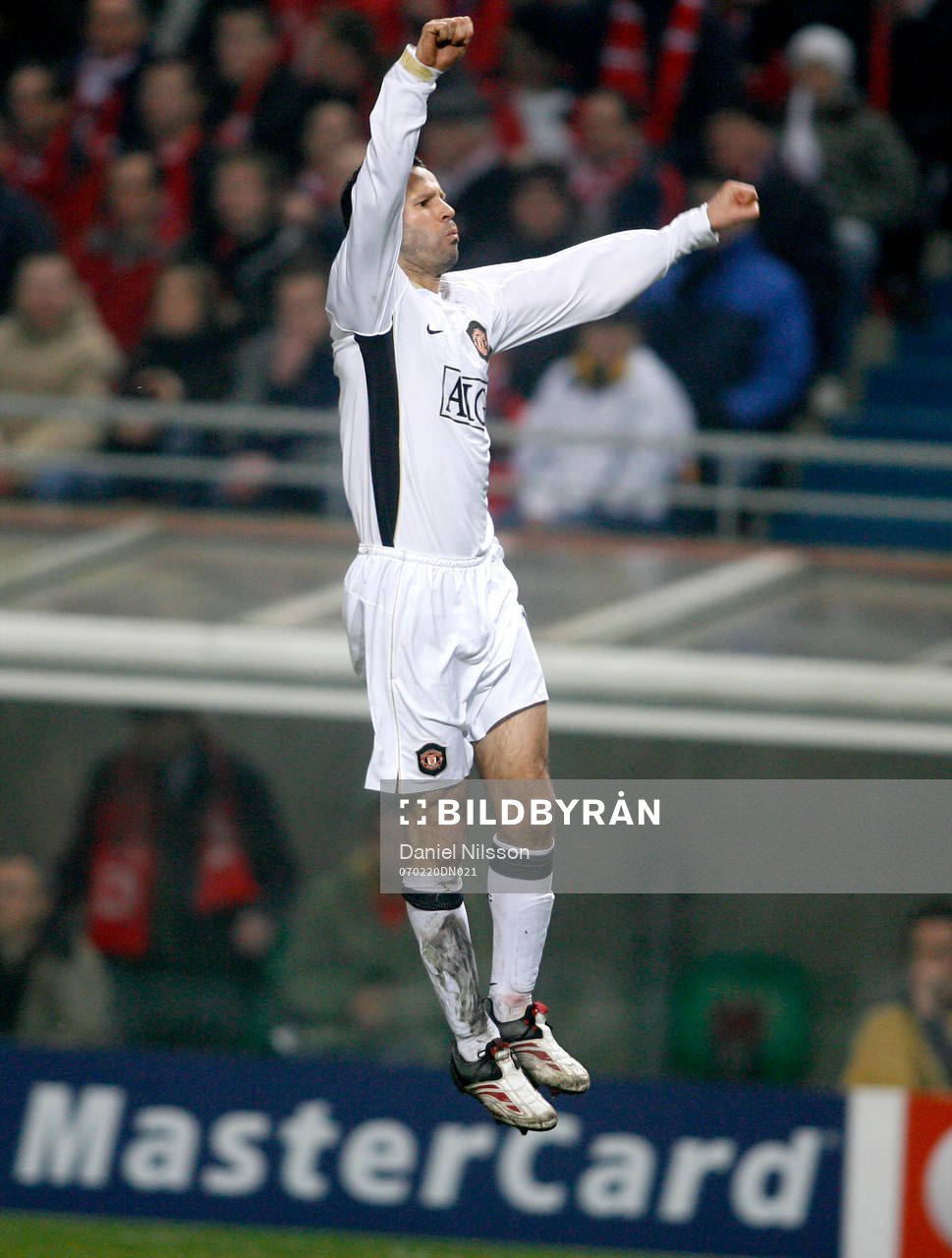 Ryan Giggs, Manchester United, jubel!