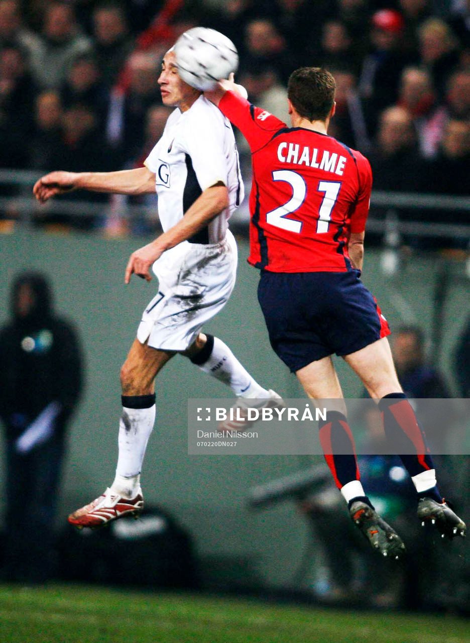 Henrik Larsson, Manchester United och Matthieu Chalme, Lille