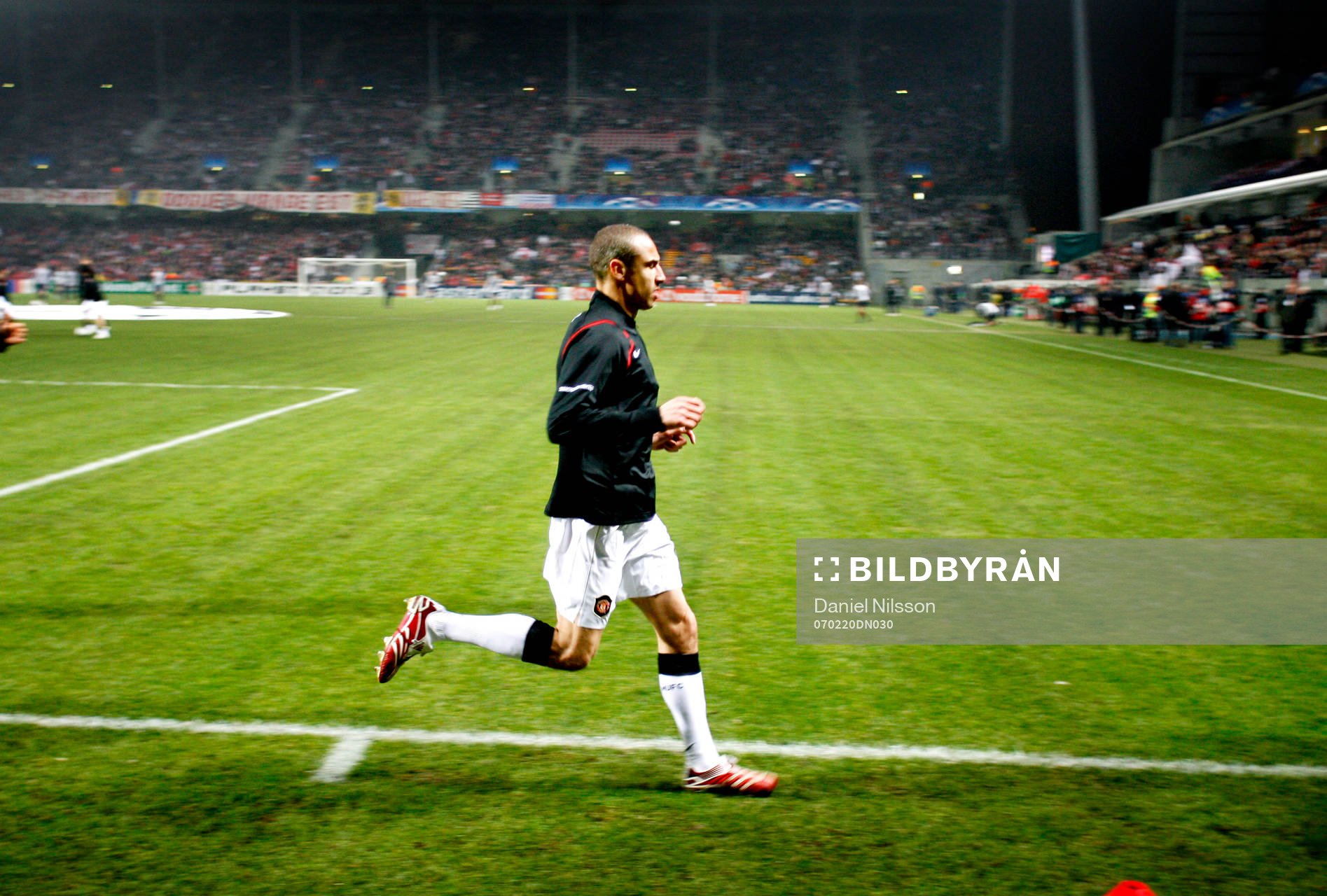 Henrik Larsson, Manchester United, uppvärmning, träning