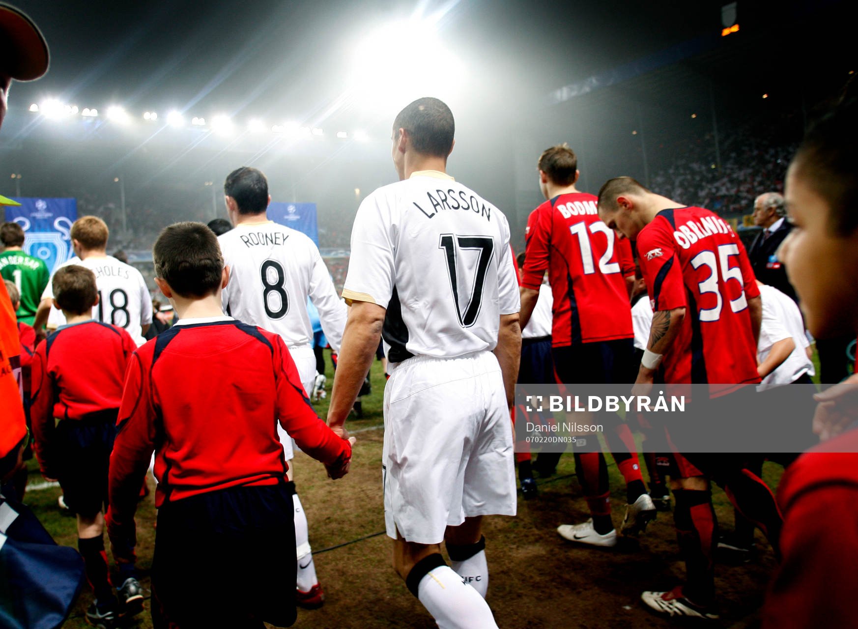 Spelarentré, Wayne Rooney och Henrik Larsson, Manchester