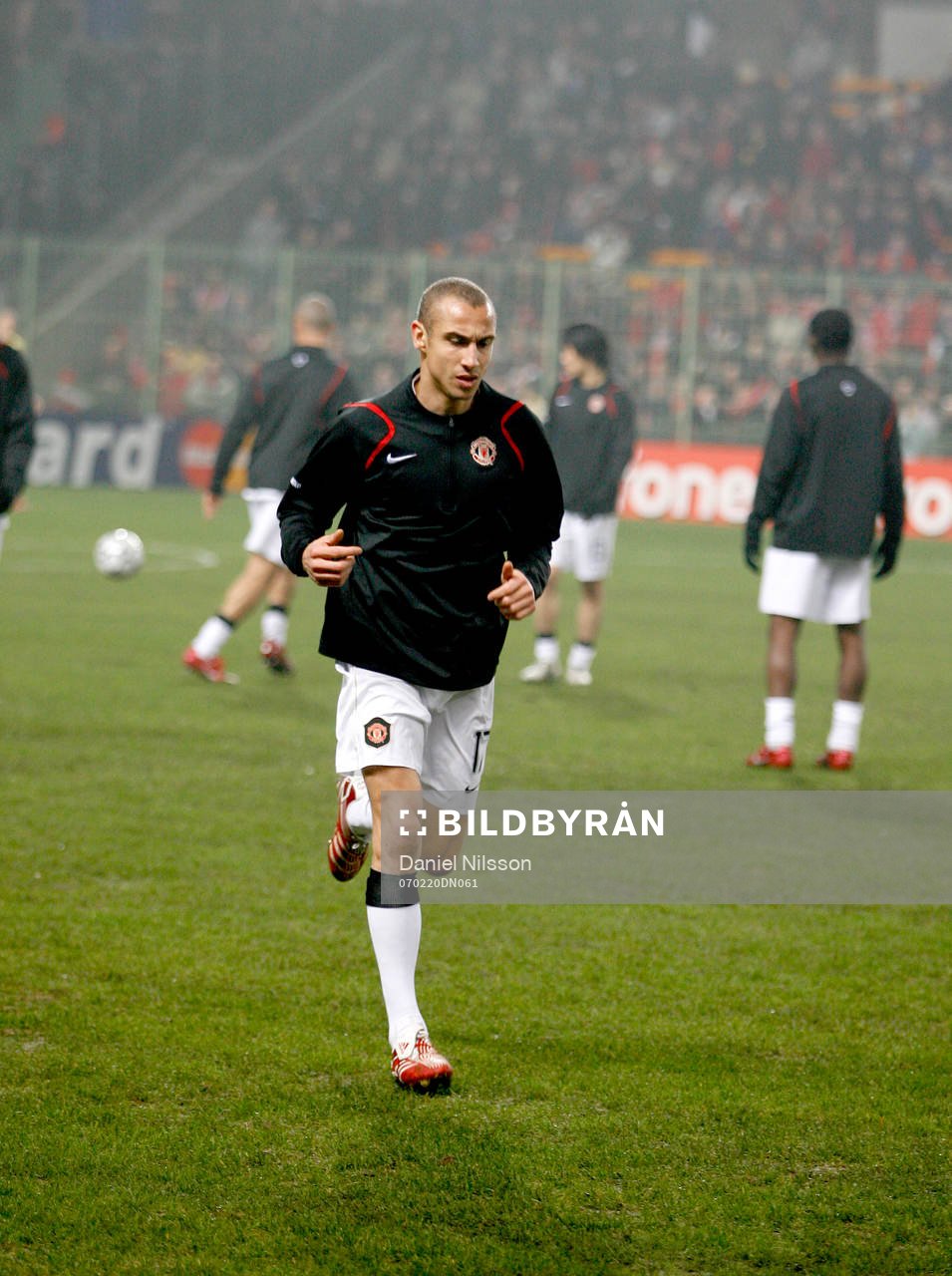 Henrik Larsson, Manchester United, uppvärmning, träning