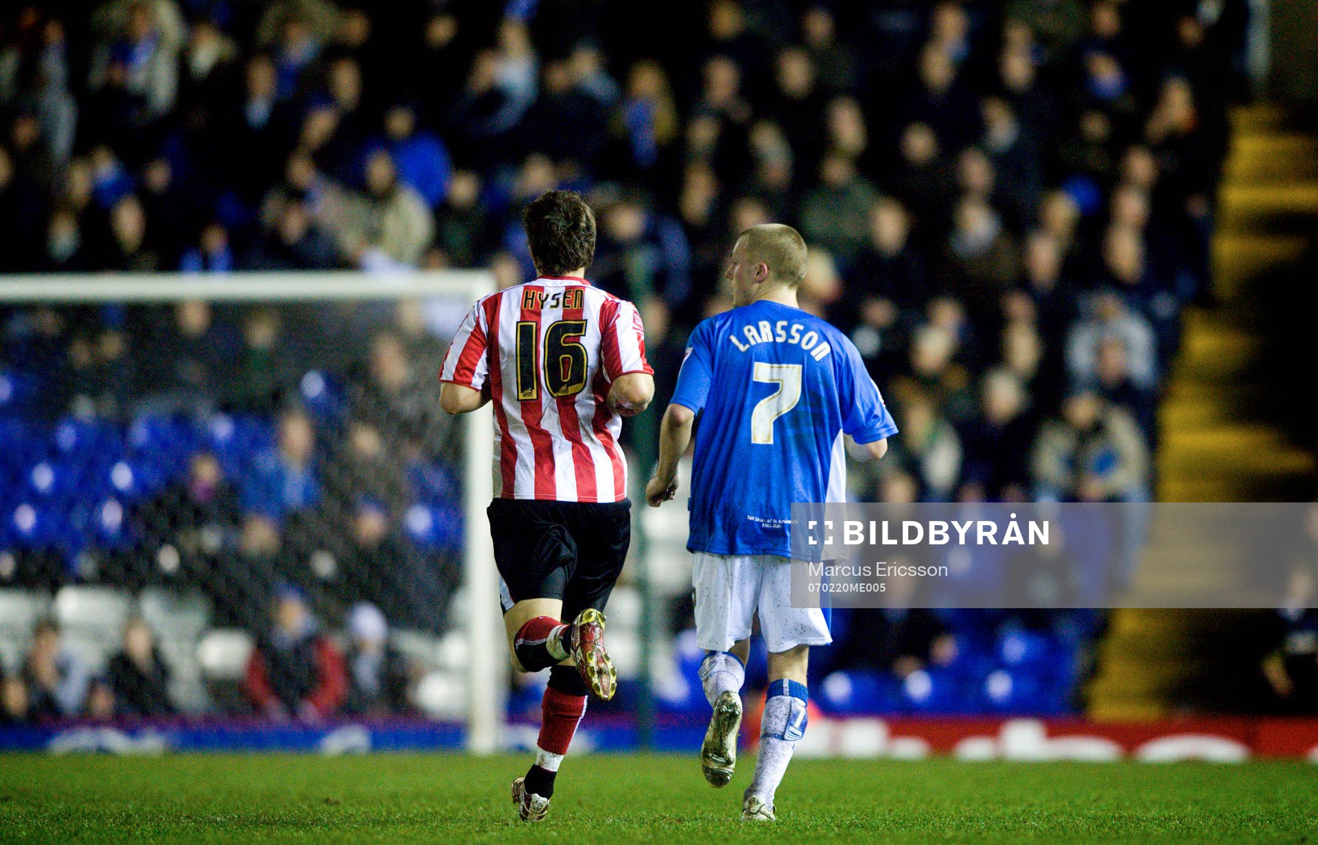Tobias Hysén, Sunderland och Sebastian Larsson, Birmingham