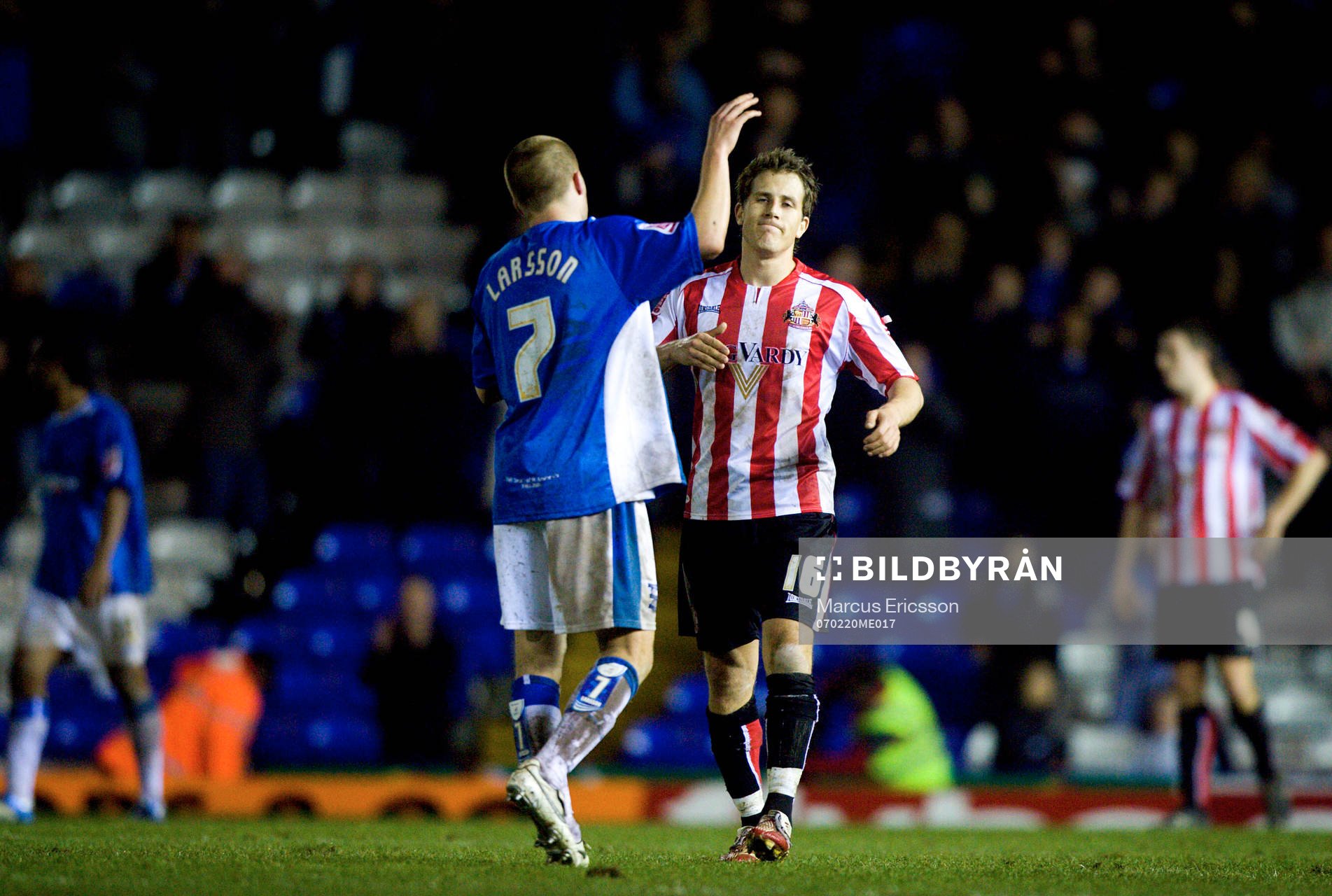 Tobias Hysén, Sunderland och Sebastian Larsson, Birmingham