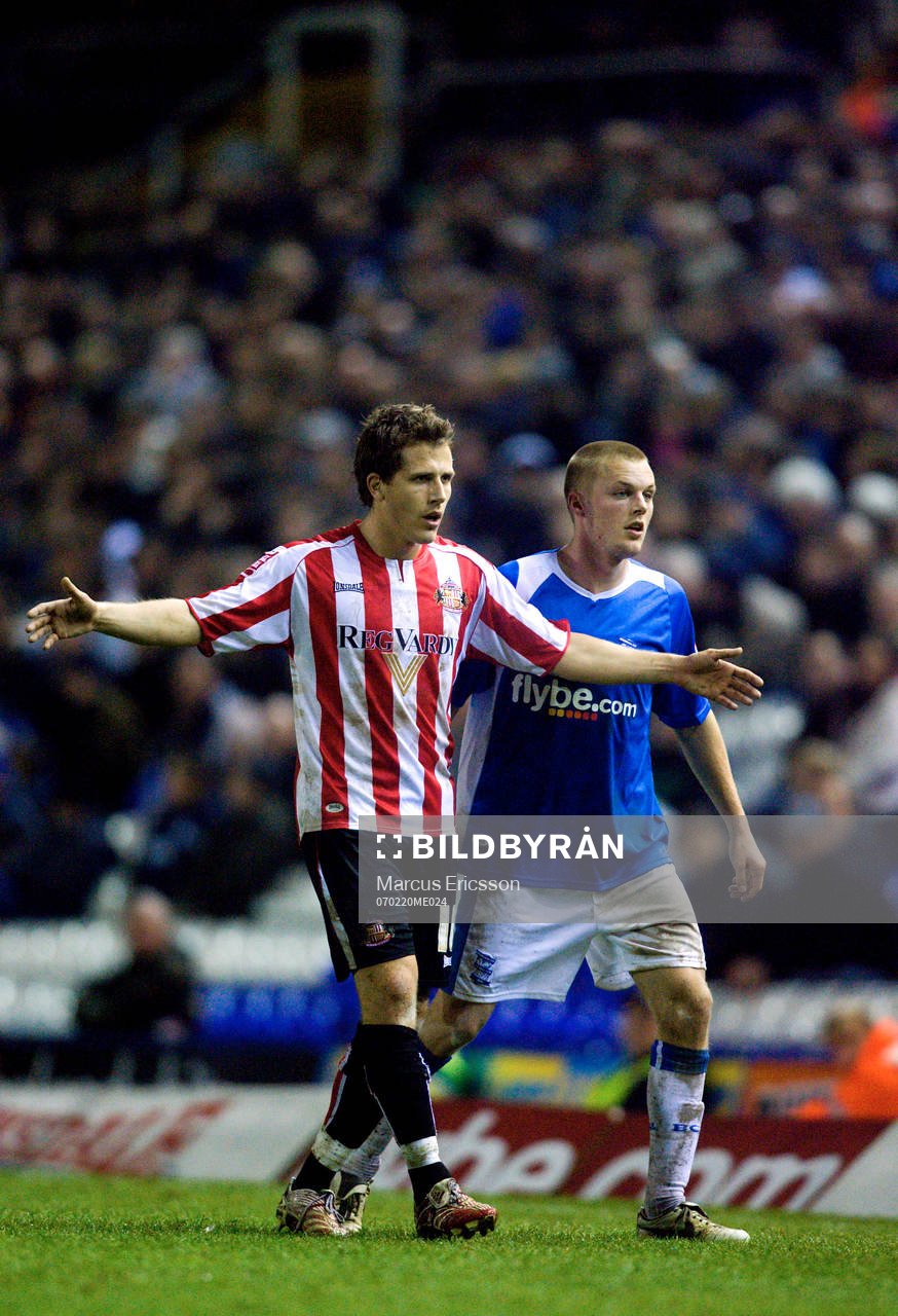 Tobias Hysén, Sunderland och Sebastian Larsson, Birmingham