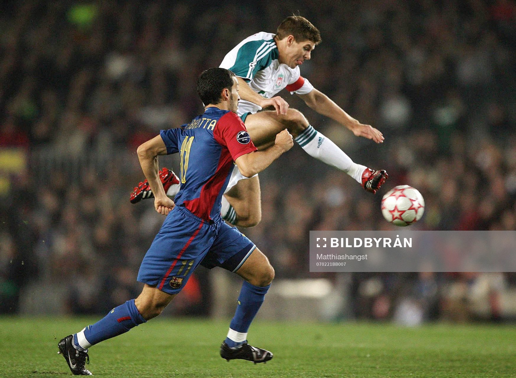 Gianluca Zambrotta och Steven Gerrard
