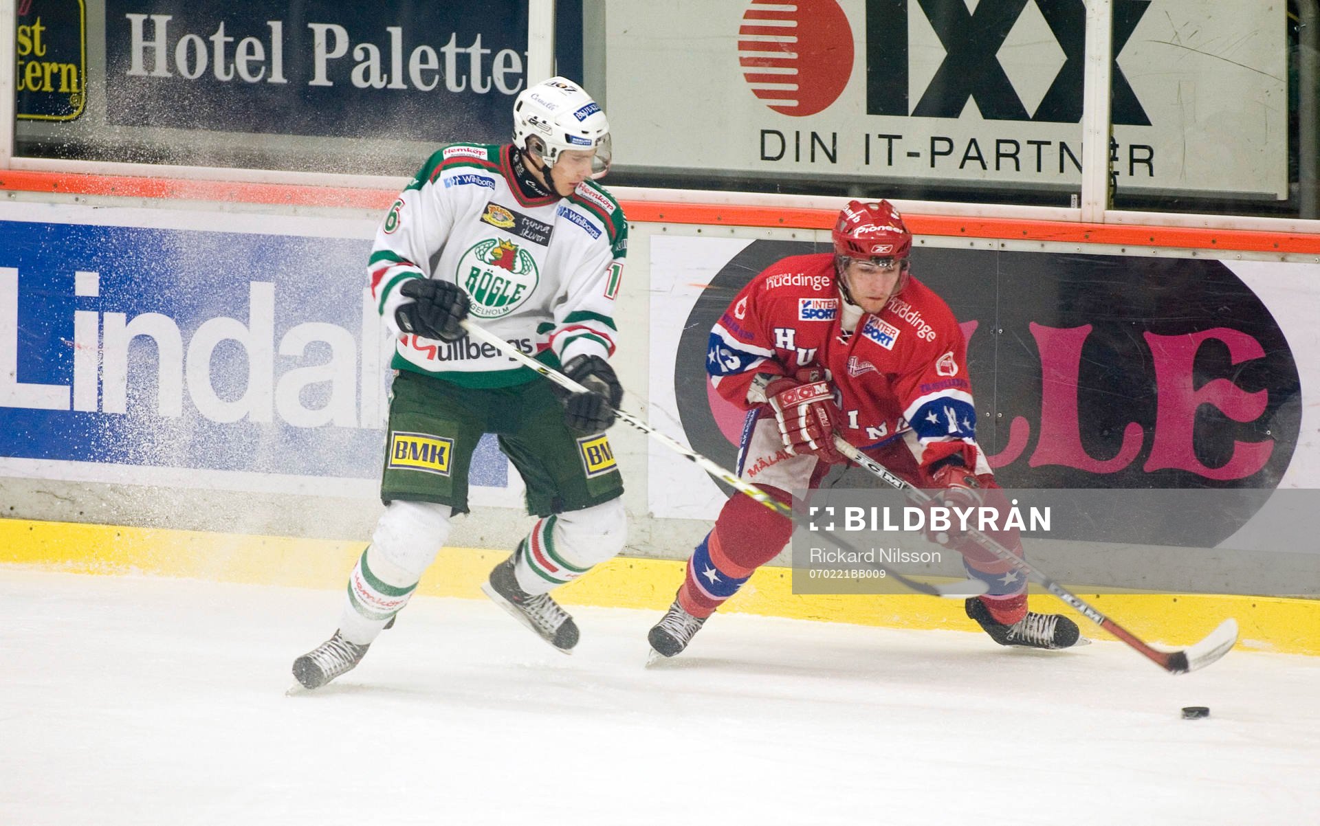 Mattias Sjögren, Rögle och Pierre Stening, Huddinge