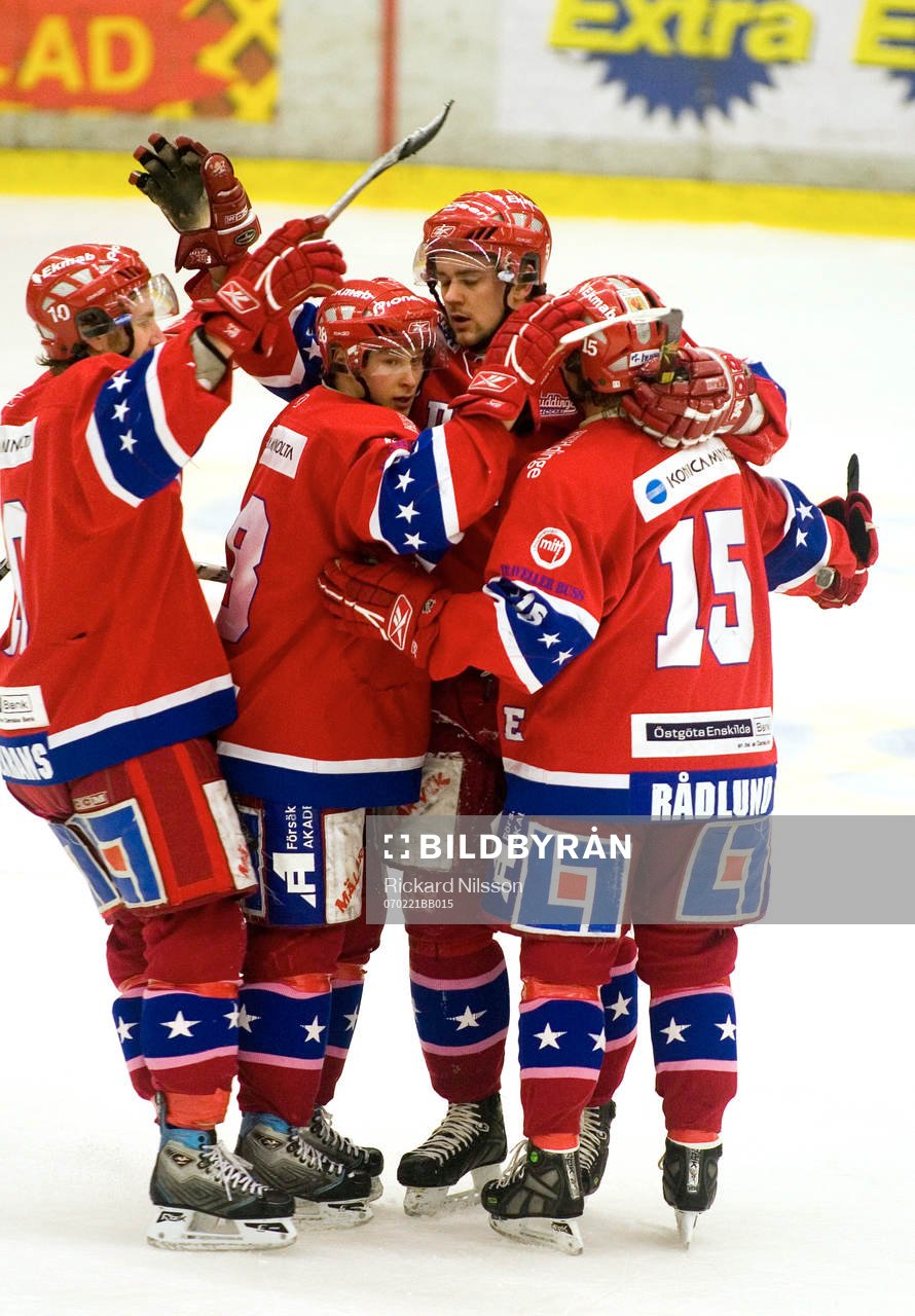Jimmy Ahnelöv, Jonas Rådlund, Huddinge, jubel