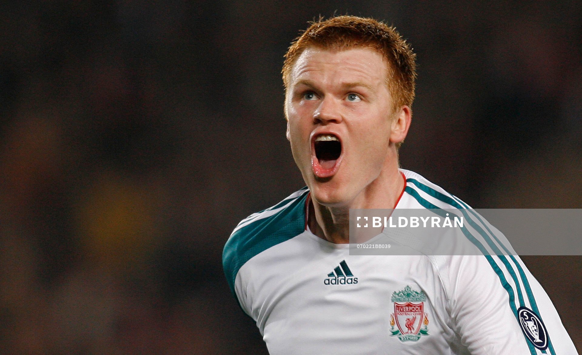  John Arne Riise, Liverpool, jubel.