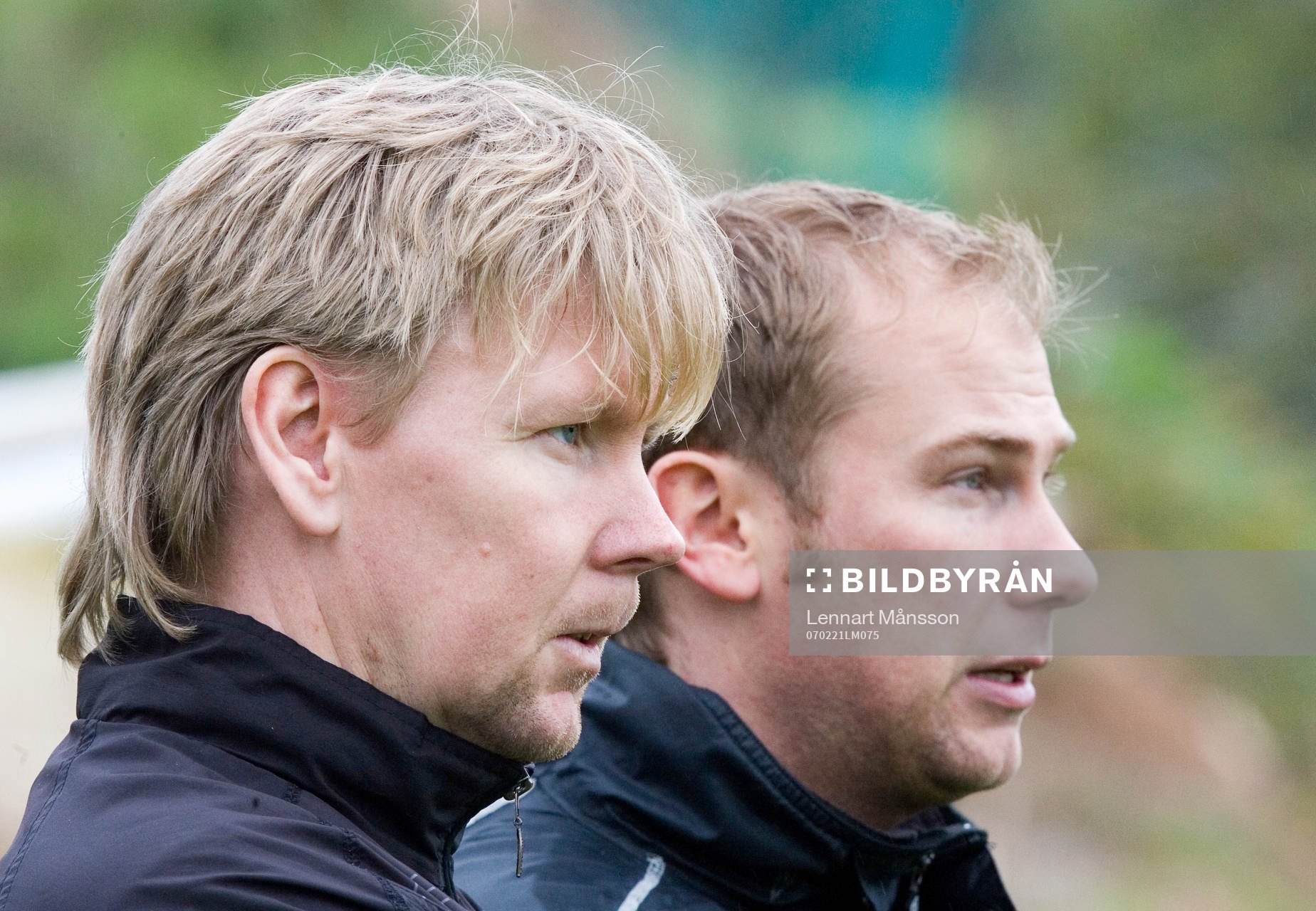 Peter Wettergren, assisterande tränare och Magnus Haglund,