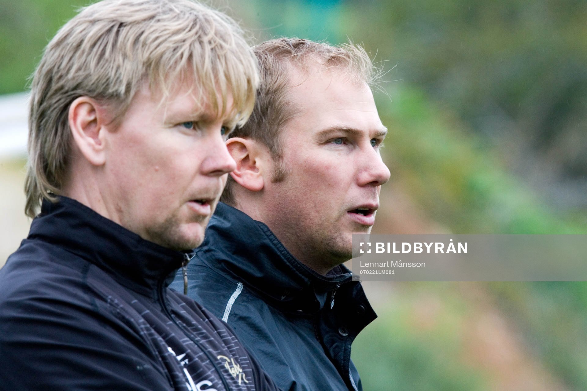 Peter Wettergren, assisterande tränare och Magnus Haglund,