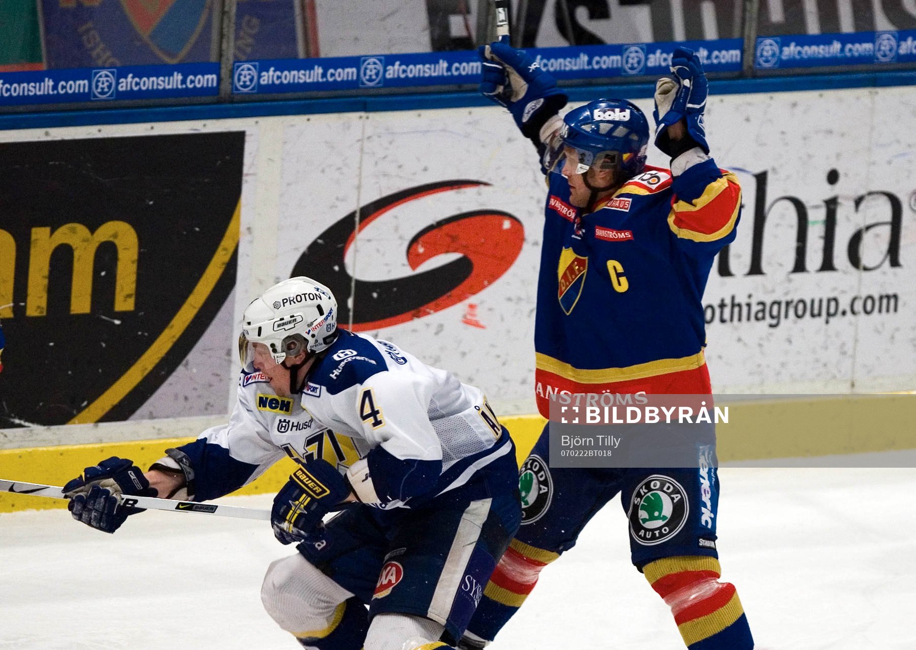 Johan Åkerman, HV71 och Jimmie Ölvestad, Djugården