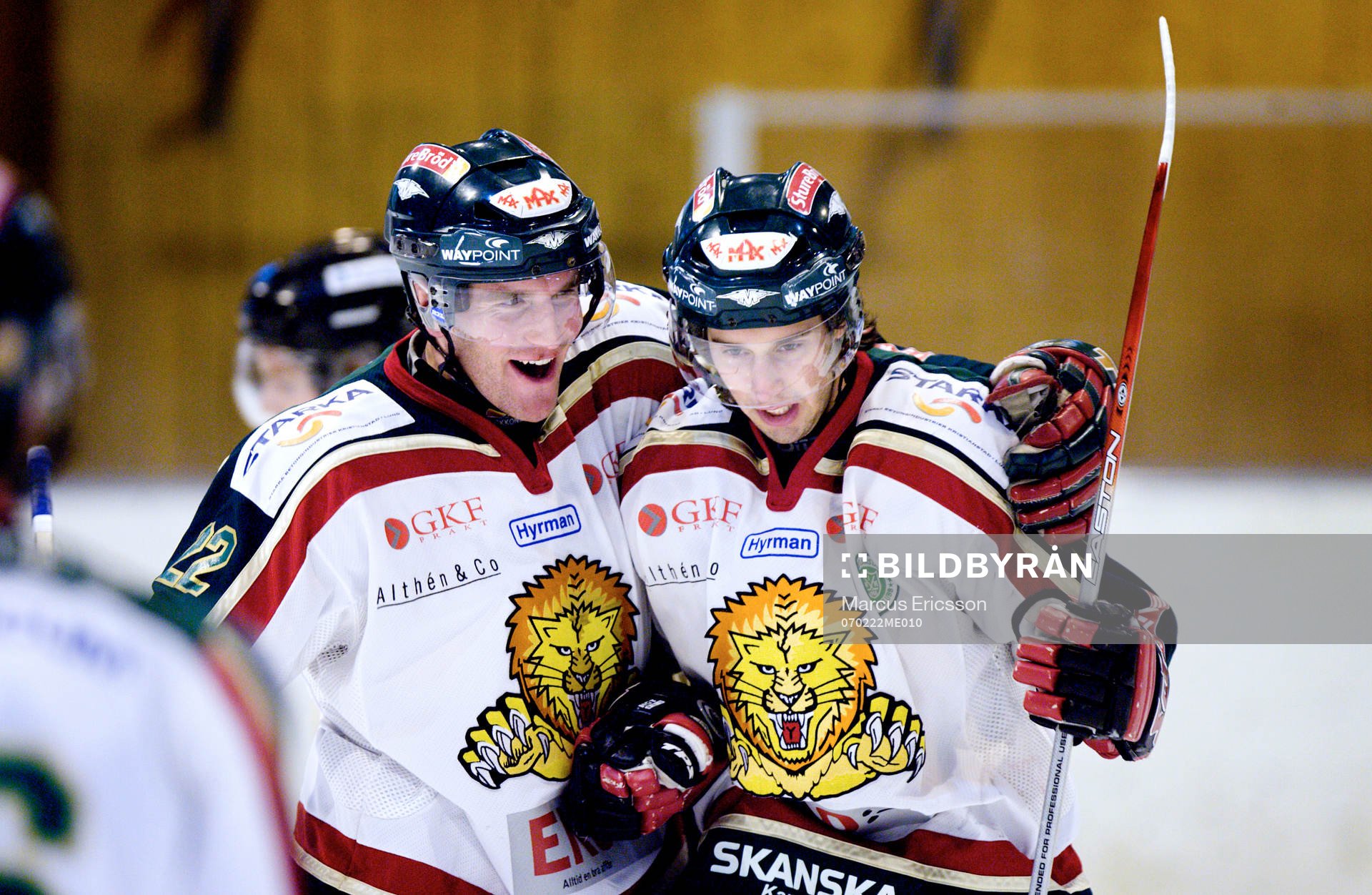 Jesper Nordlander och Nicolal Chamizo jubel