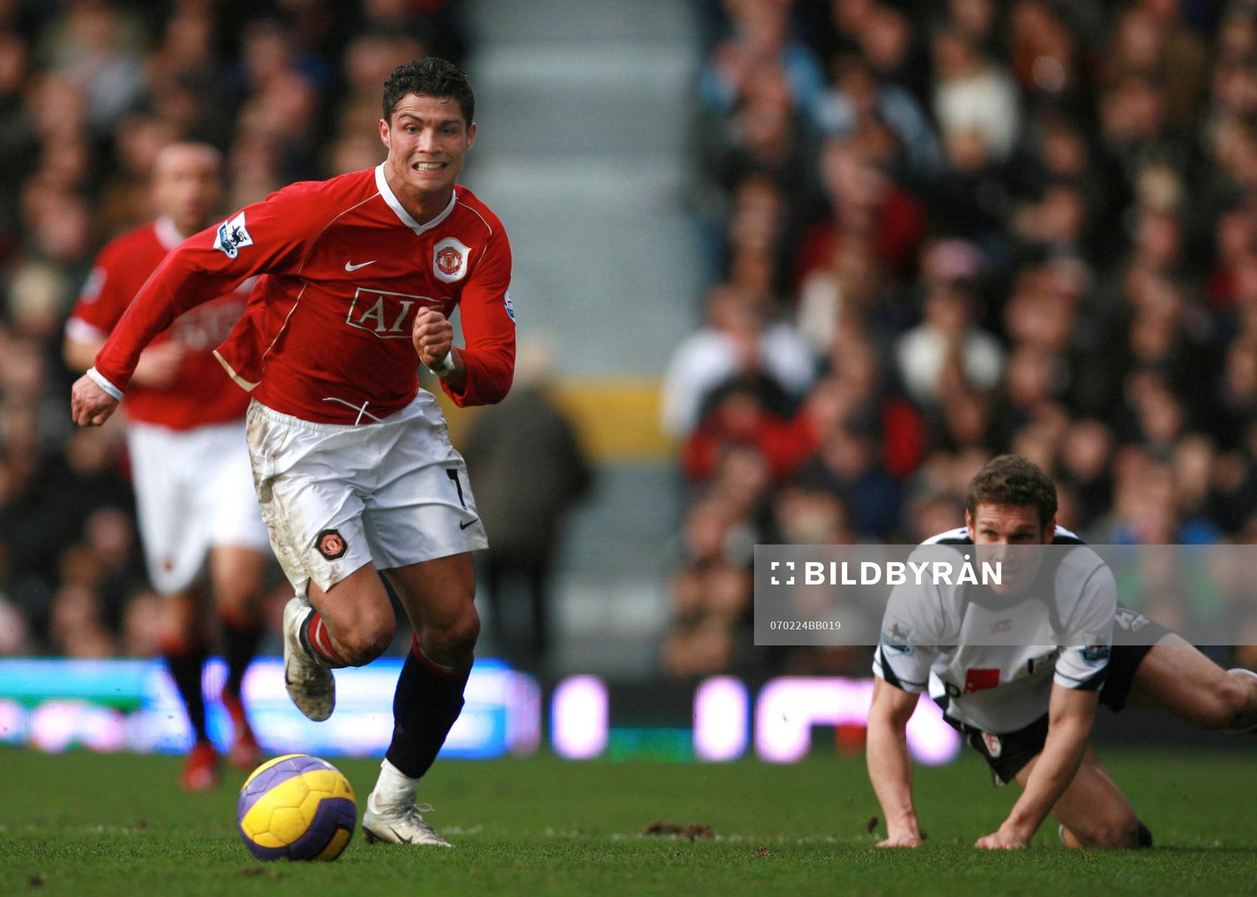 Fotboll, engelsk, Premier League, Fulham - Manchester