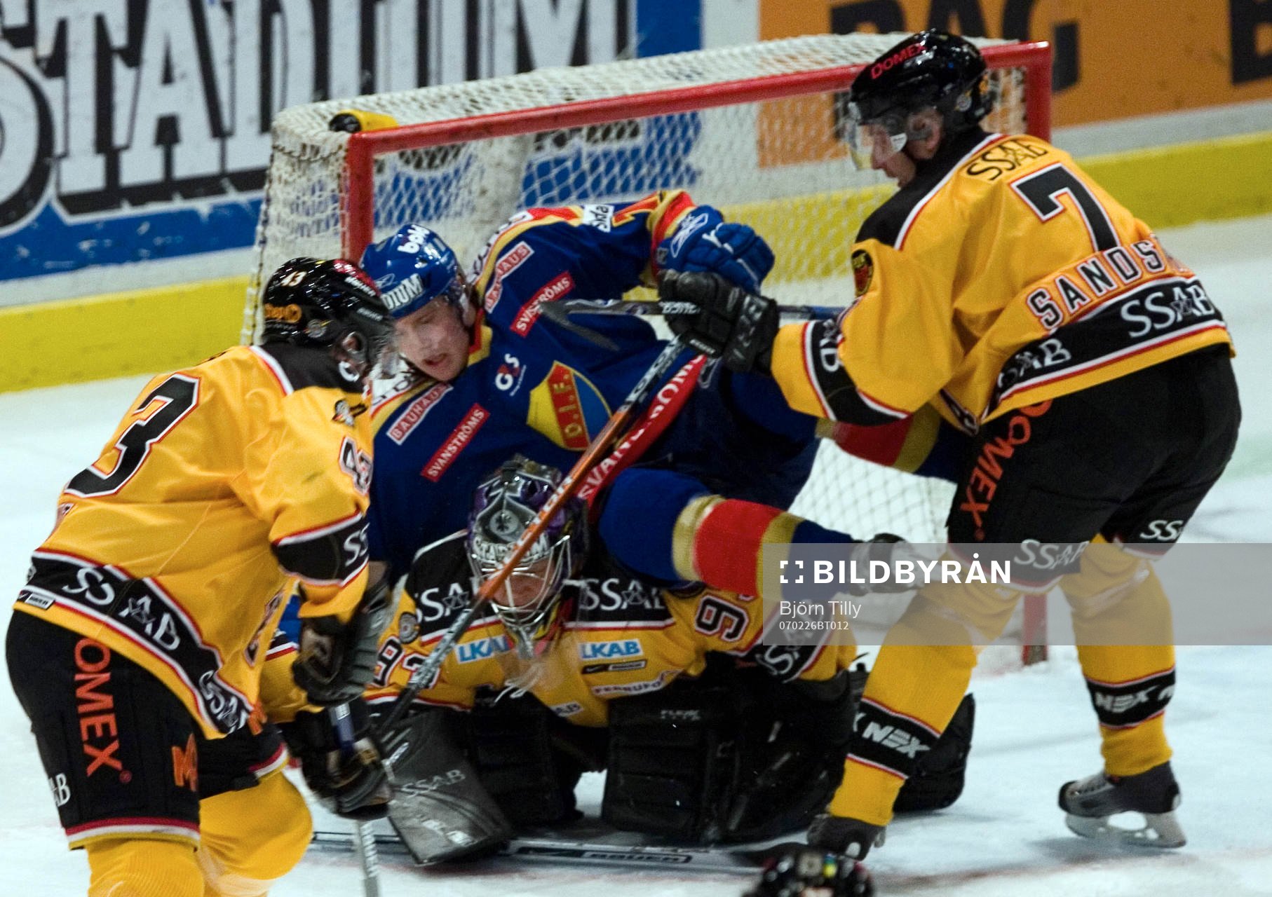 Patric Hörnqvist, Djurgården, Tero Leinonen, målvakt och