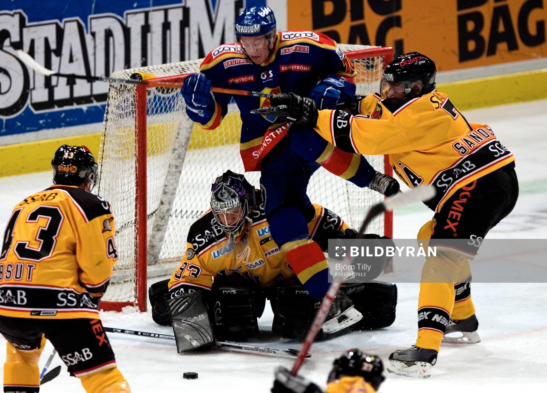 Patric Hörnqvist, Djurgården, Tero Leinonen, målvakt och