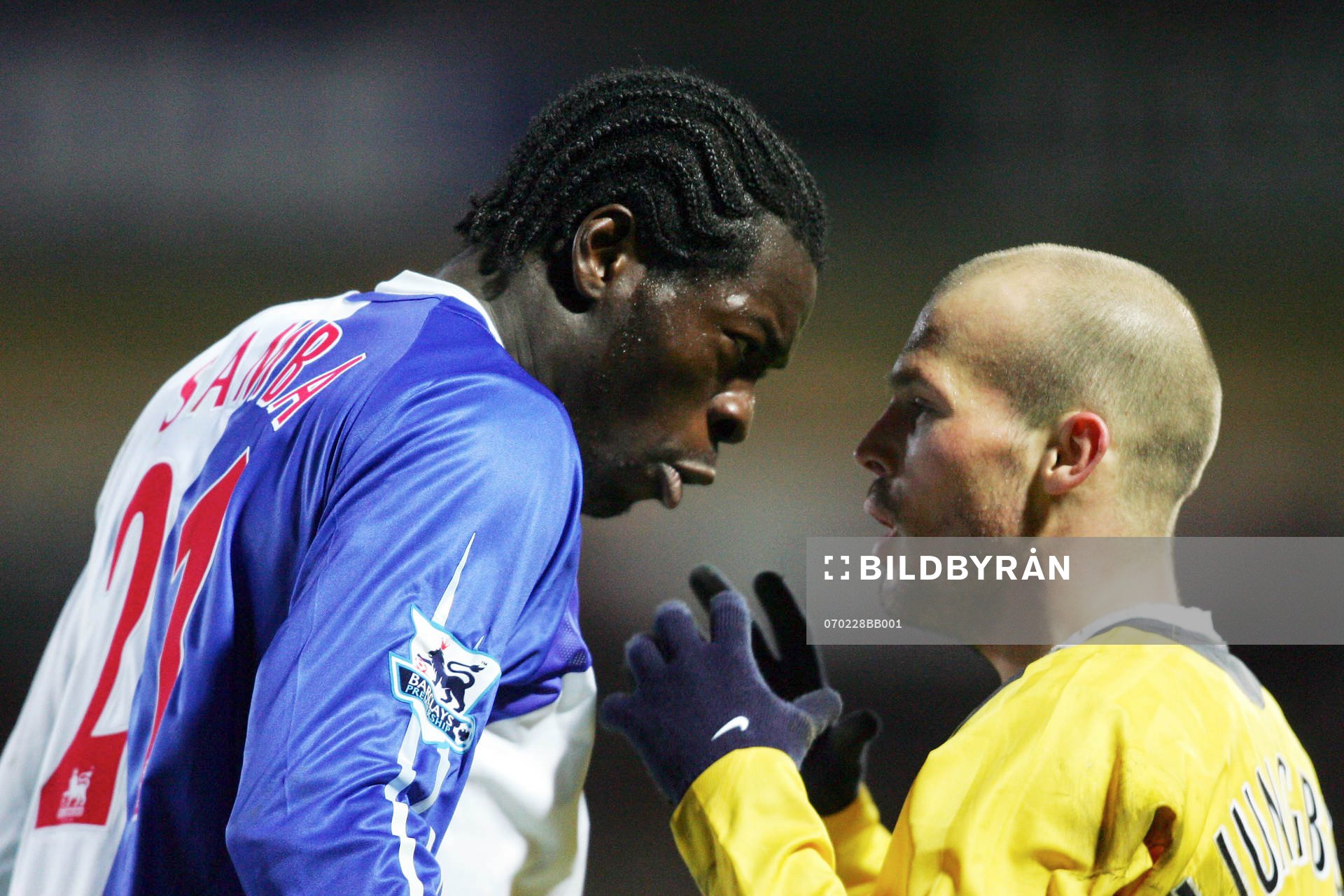 Christopher Samba, Blackburn anklagar Fredrik Ljungberg,