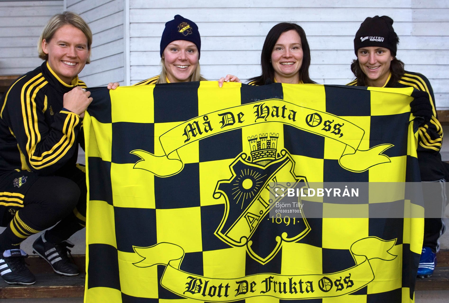 Fyra nyförvärv, fån vänster: Jessica Juhlin, Laura